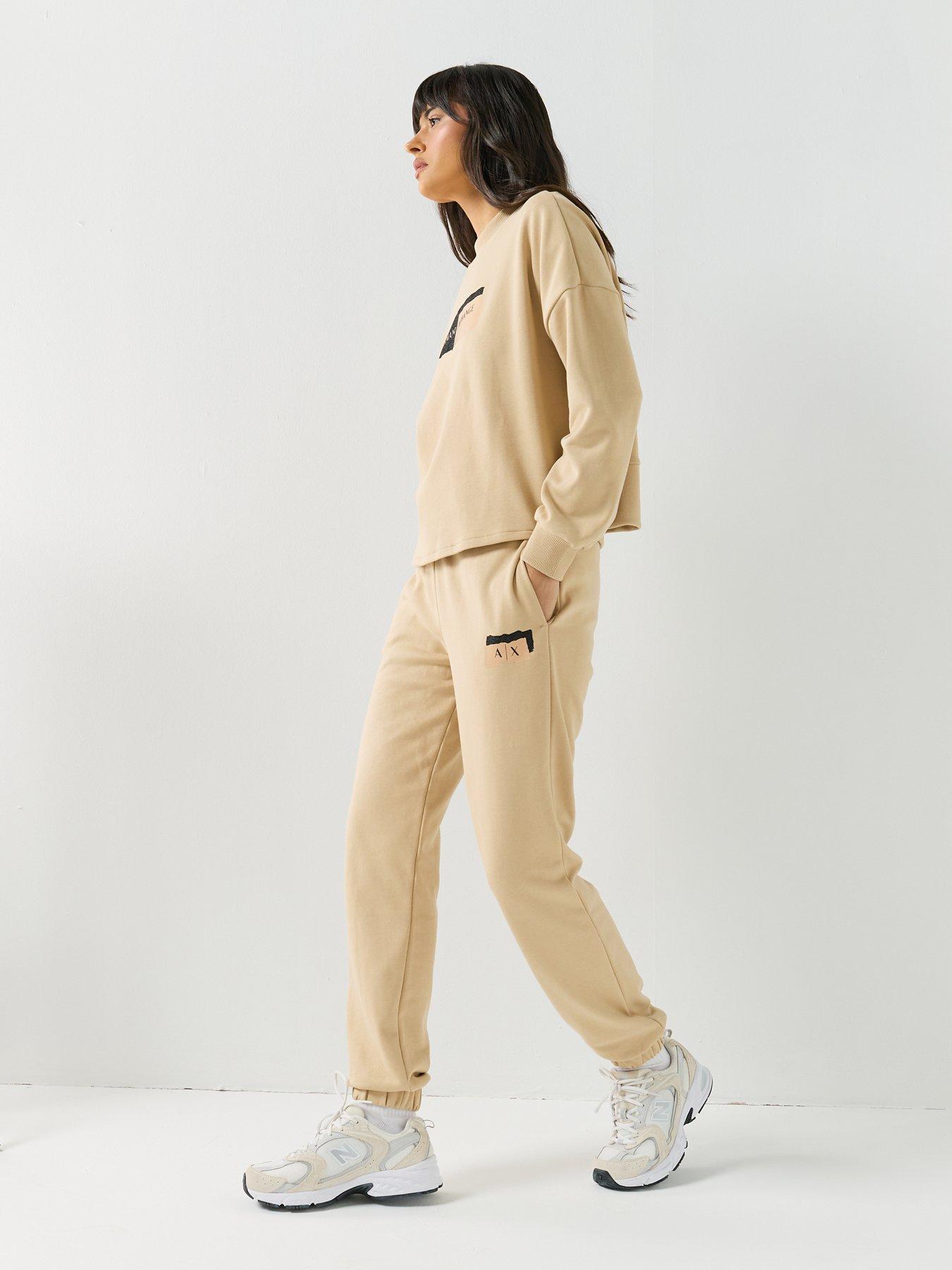  image of armani-exchange-jogger-trouser-beige