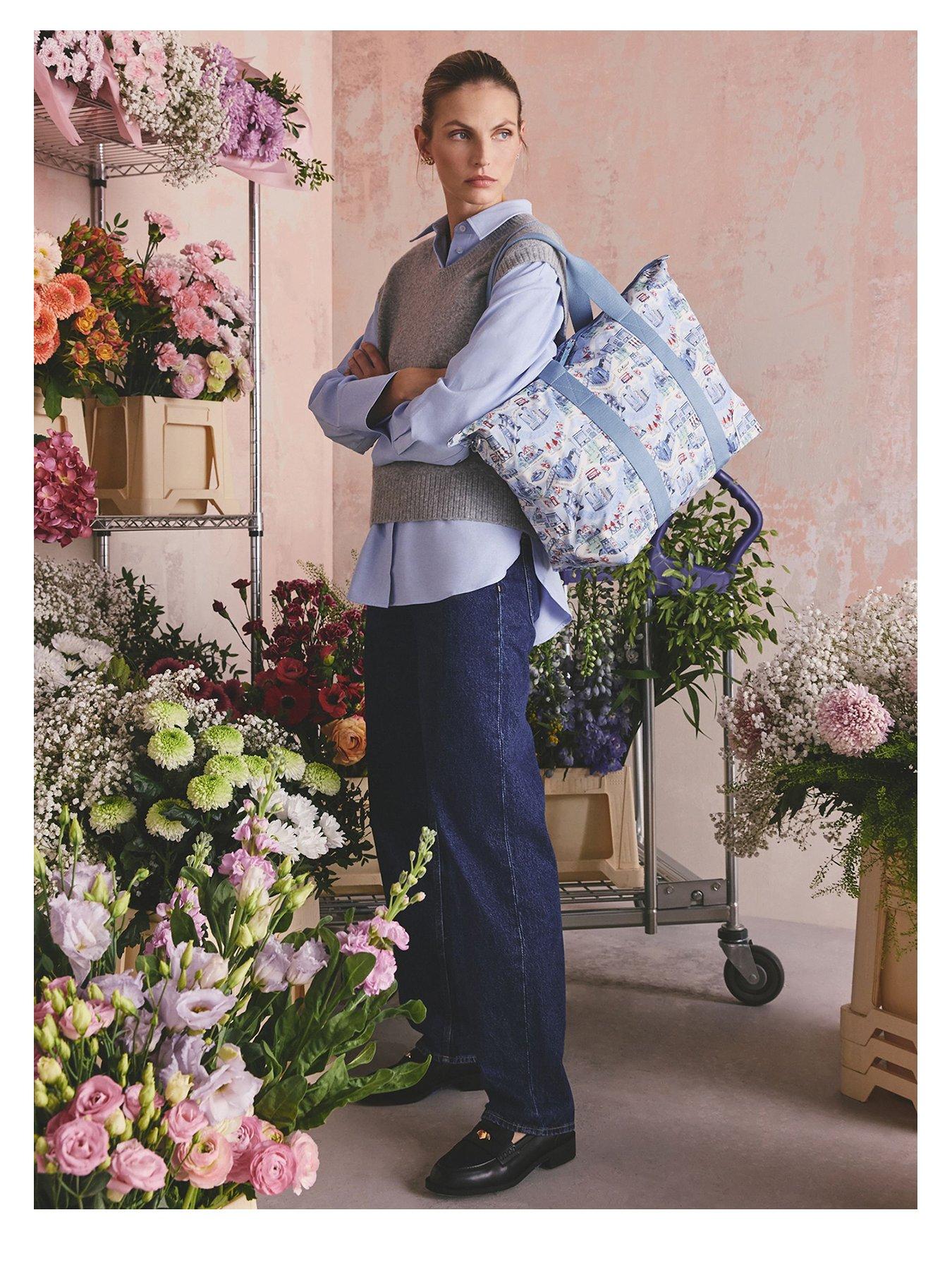 Cath Kidston Overnight Bag London Town Print - Blue