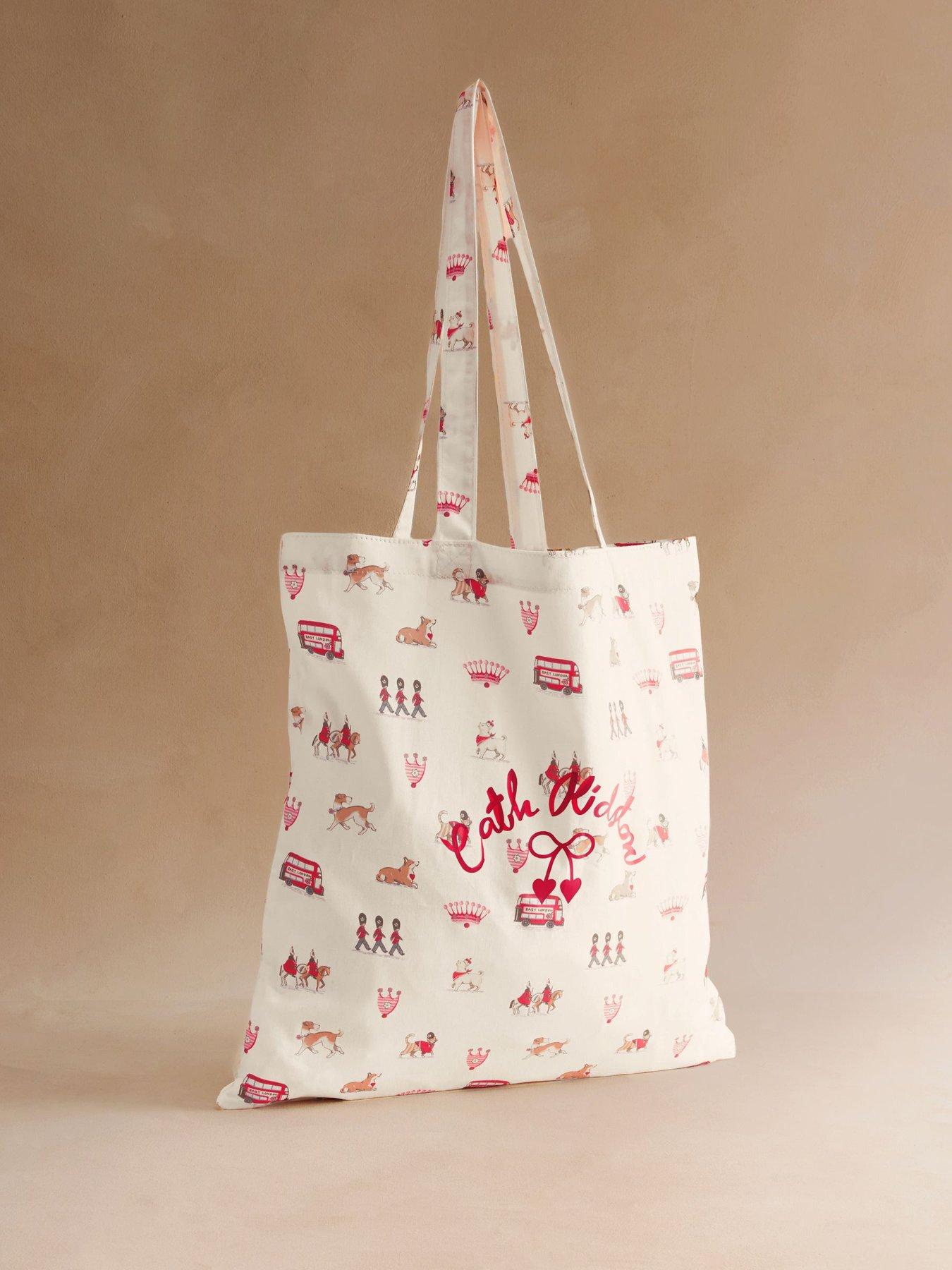 Image 3 of 5 of Cath Kidston Easy Bookbag London Town Print - Cream