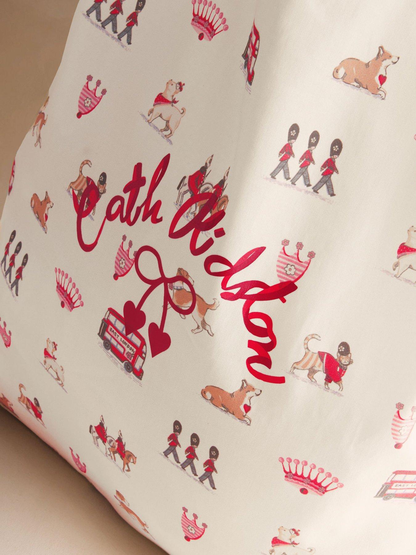 Image 4 of 5 of Cath Kidston Easy Bookbag London Town Print - Cream