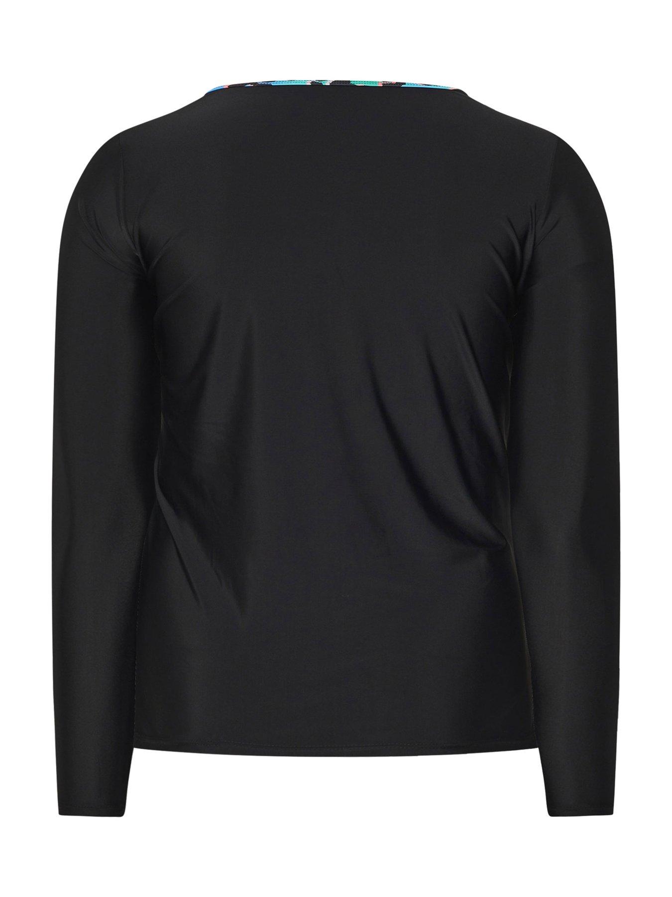 Image 6 of 6 of Yours Curve Leopard Ombre Rash Vest