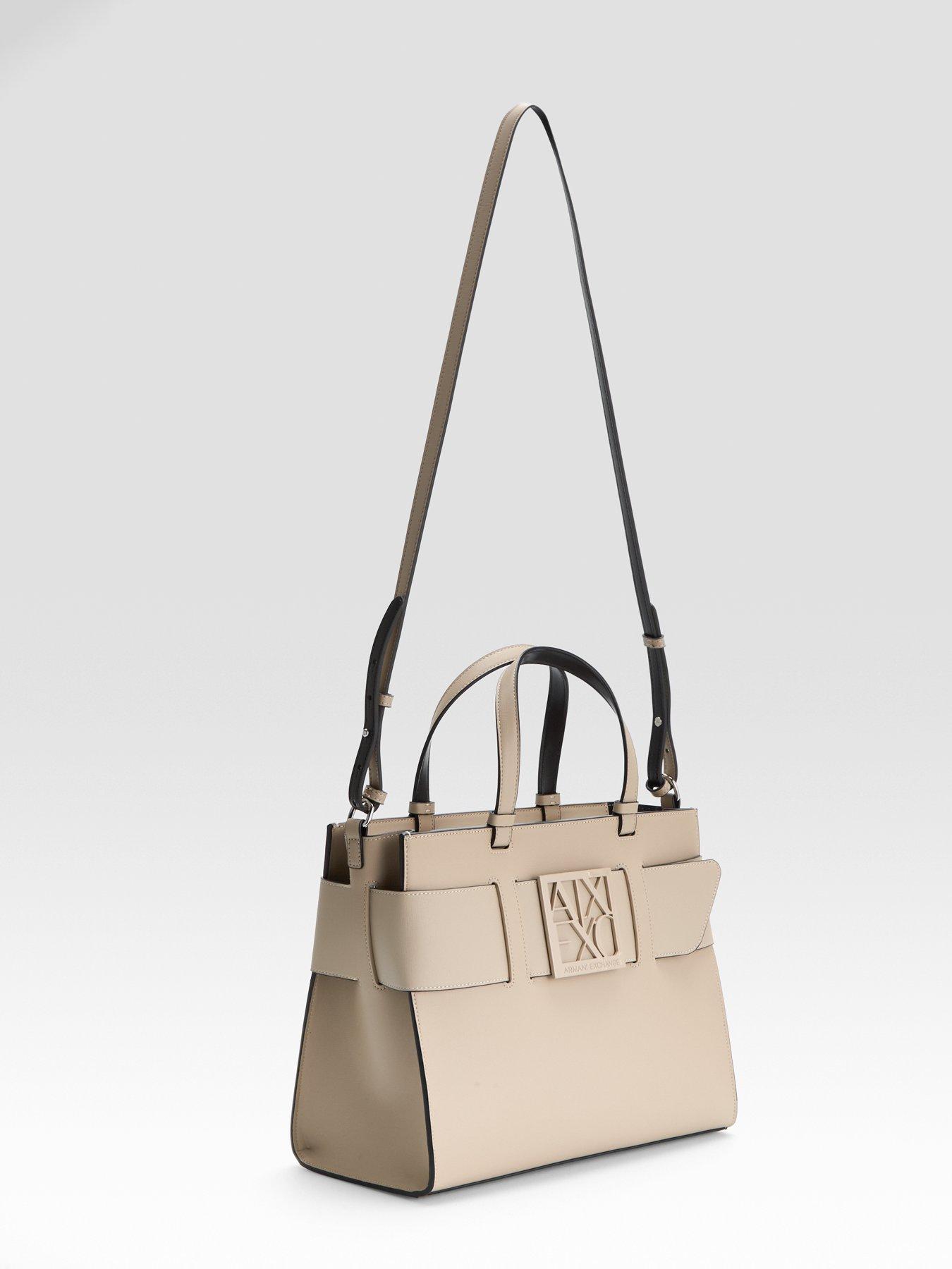  image of armani-exchange-susy-big-tote-bag-beige
