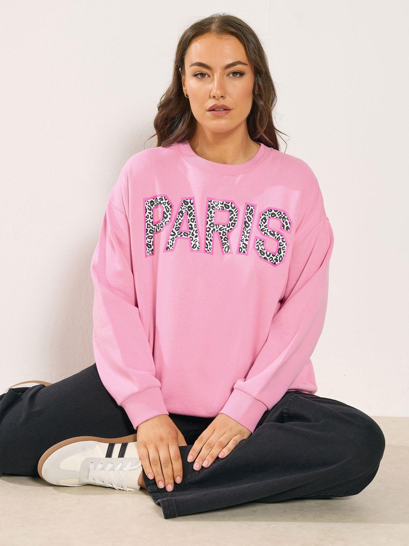 Yours Curve Paris Leopard Sweatshirt