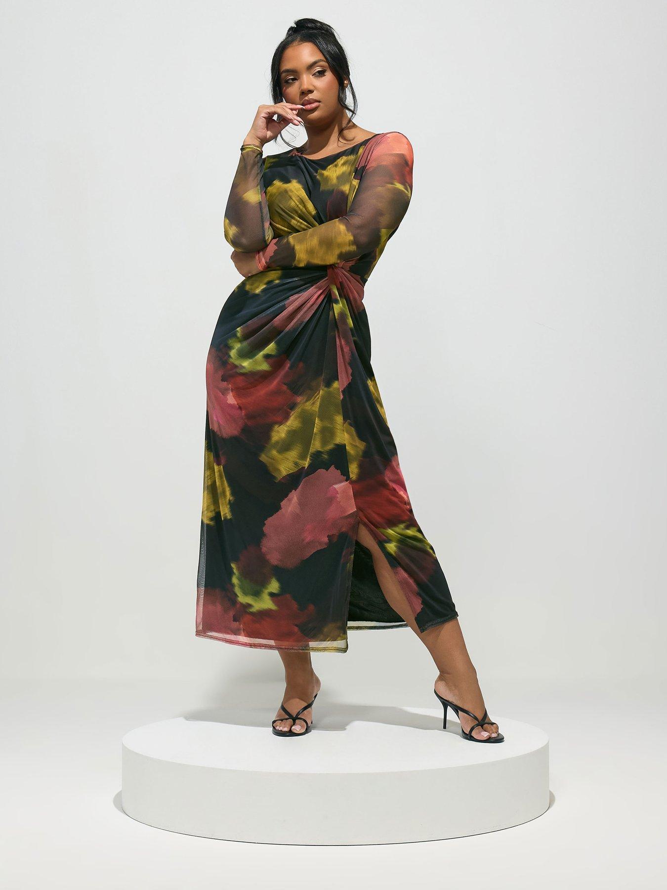  image of yours-curve-side-knot-dress