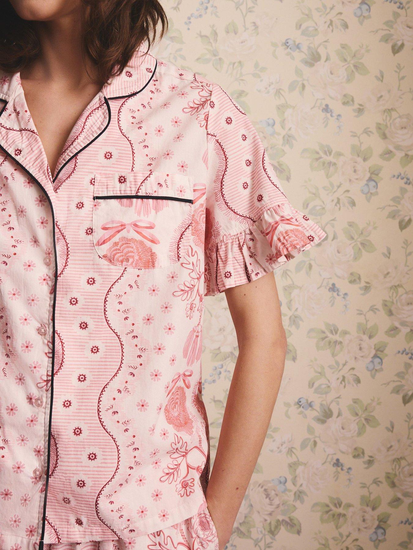 front image of cath-kidston-button-through-pyamaj-set-spitalfields-silk-print-pink