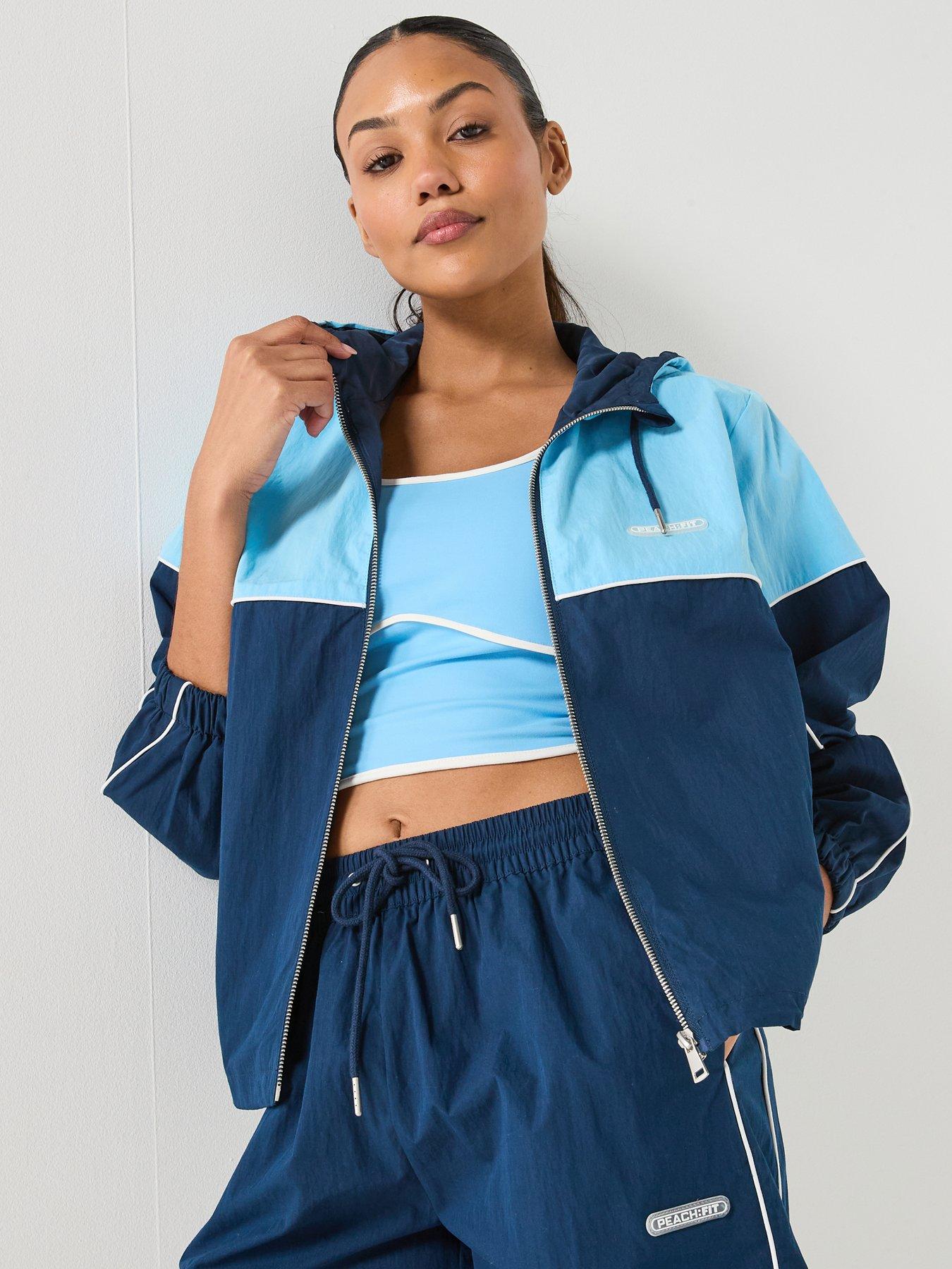 front image of peach-fit-womens-poly-nylon-tracktop-navy