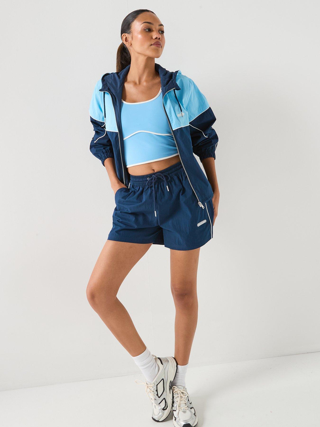  image of peach-fit-womens-poly-nylon-tracktop-navy