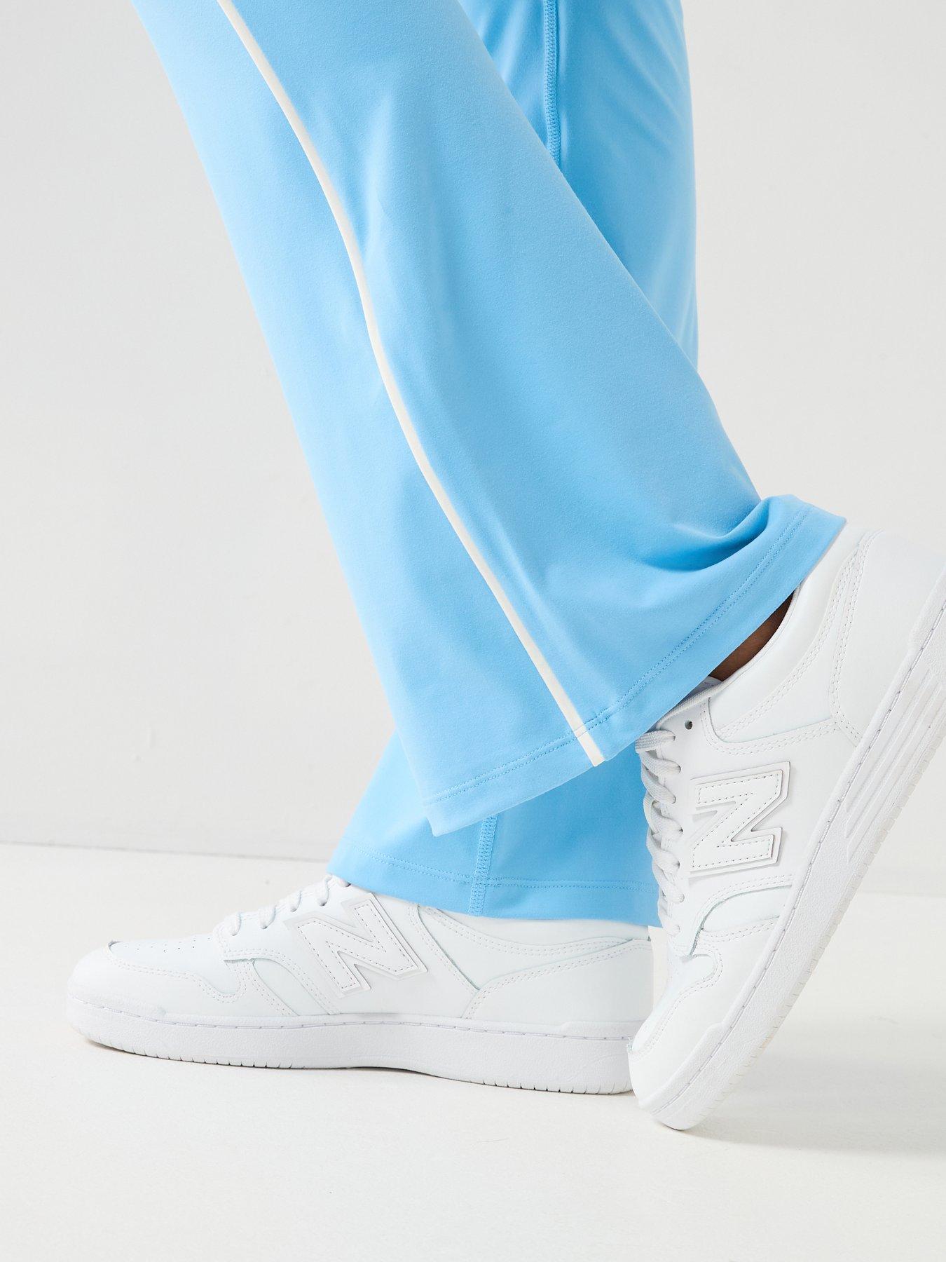  image of peach-fit-womens-flared-hem-legging-blue