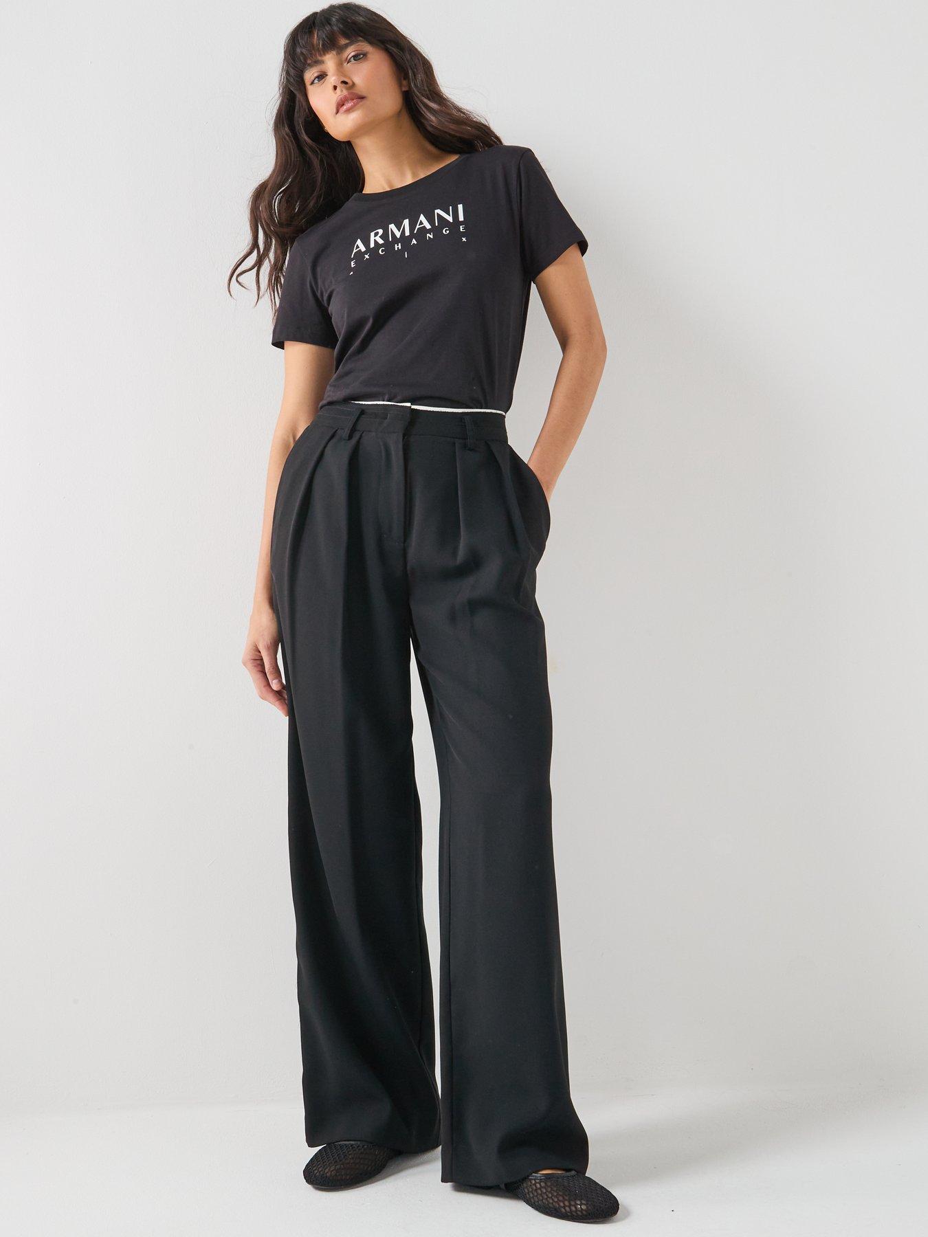  image of armani-exchange-t-shirt-black