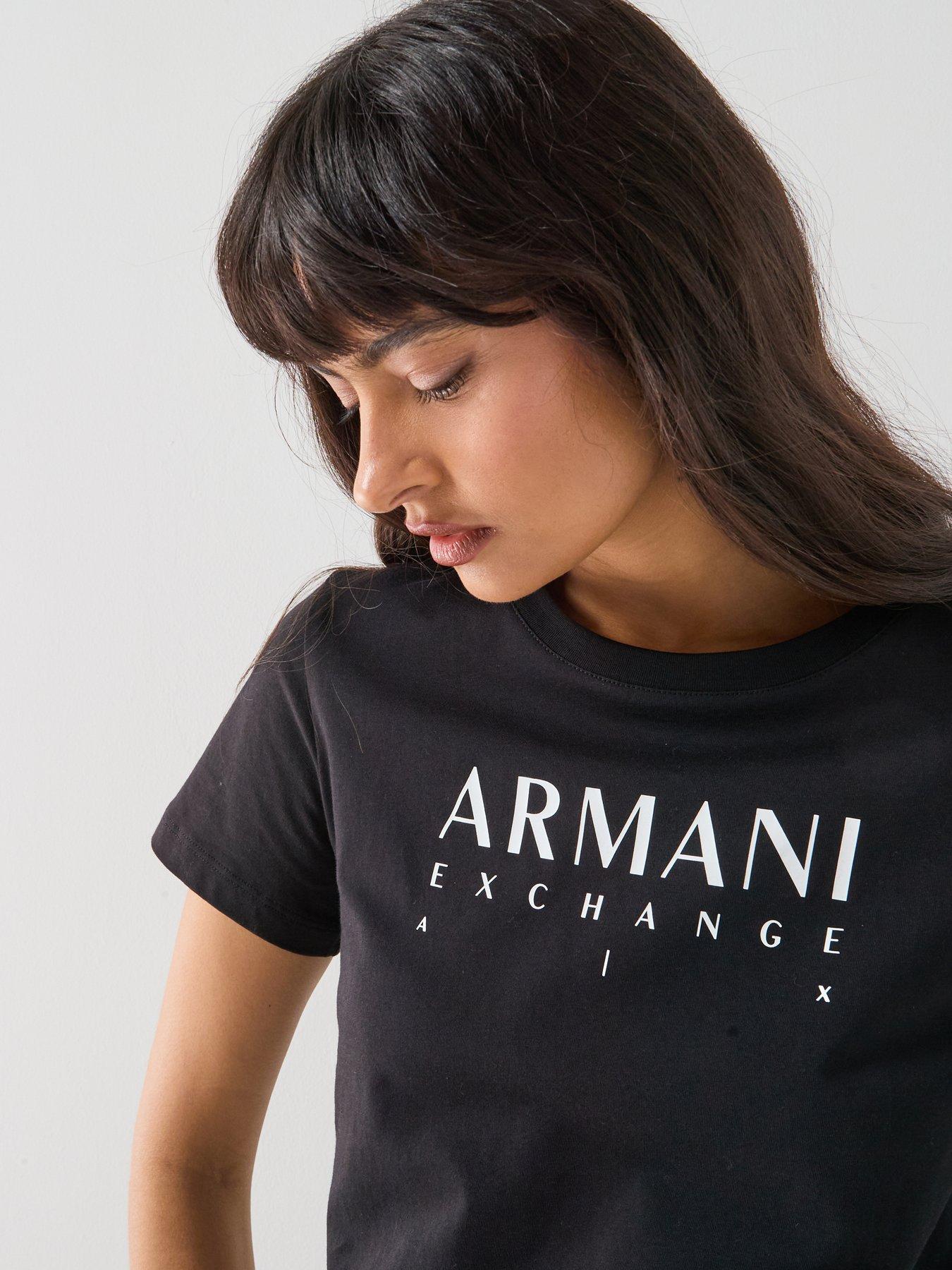  image of armani-exchange-t-shirt-black