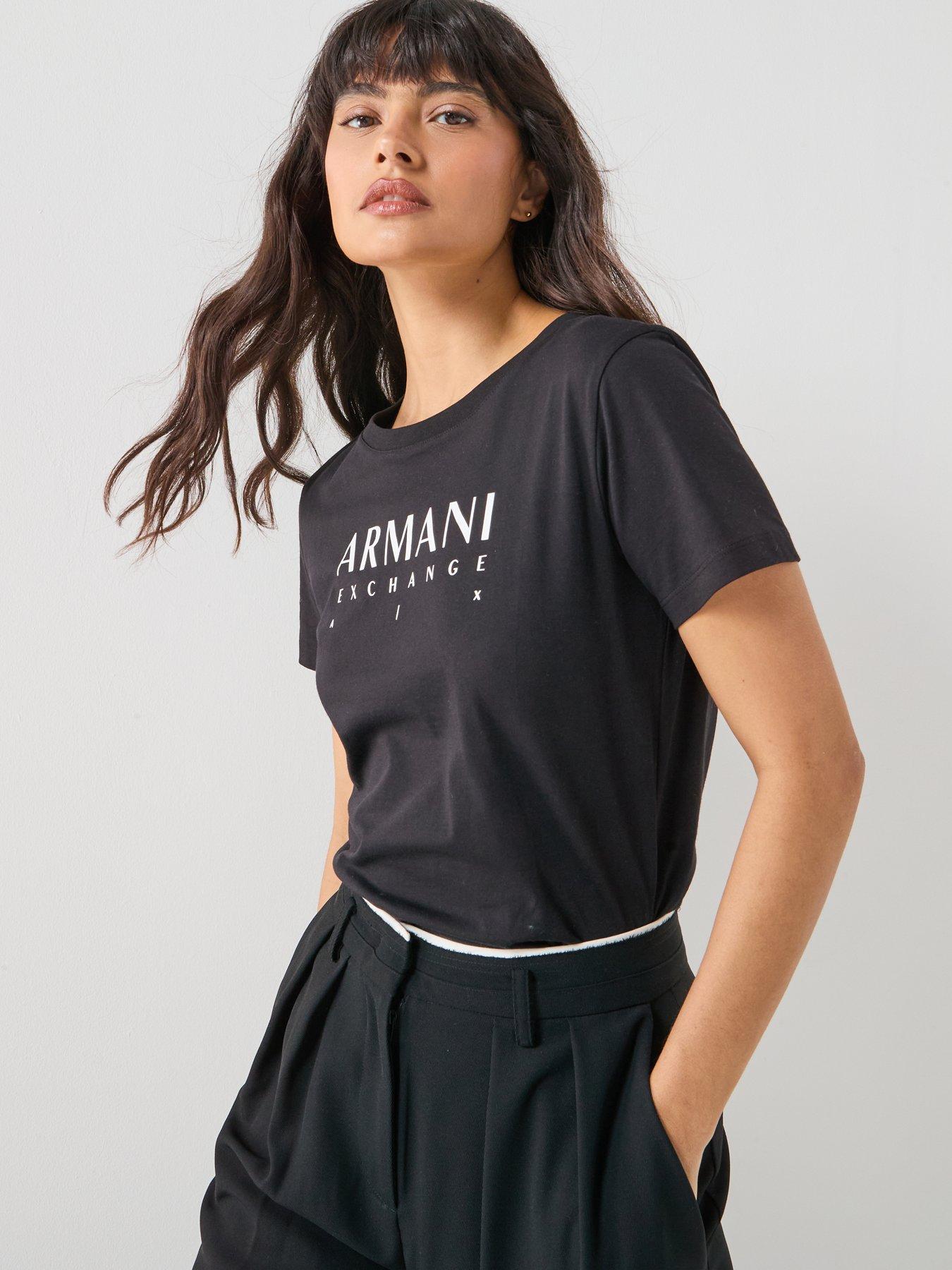  image of armani-exchange-t-shirt-black