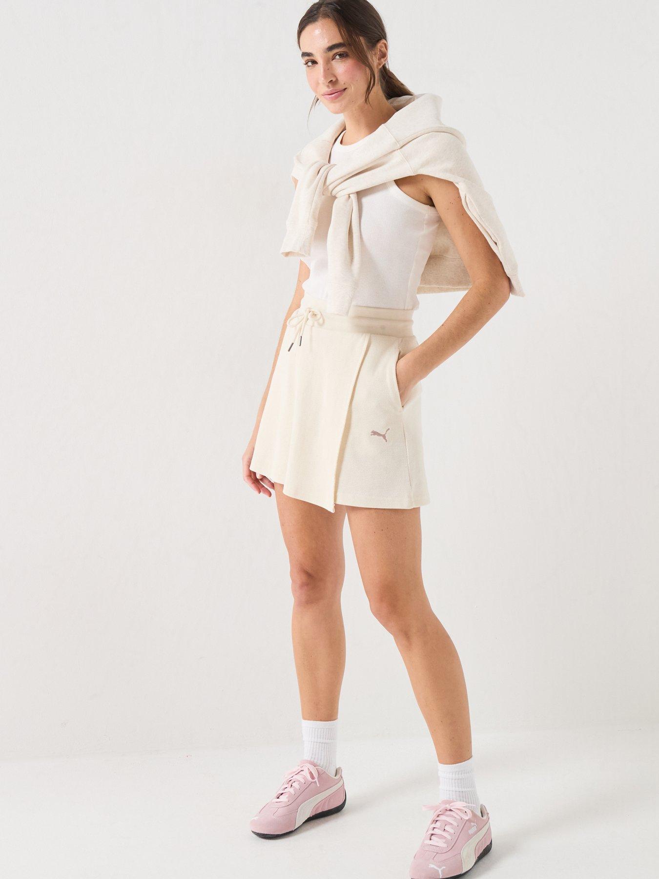 Image 3 of 5 of Puma Womens Class High-Waist Skort - White