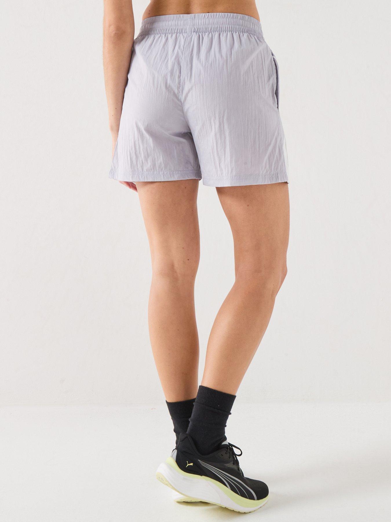 Image 2 of 7 of Puma Womens Sport Woven Shorts - Silver