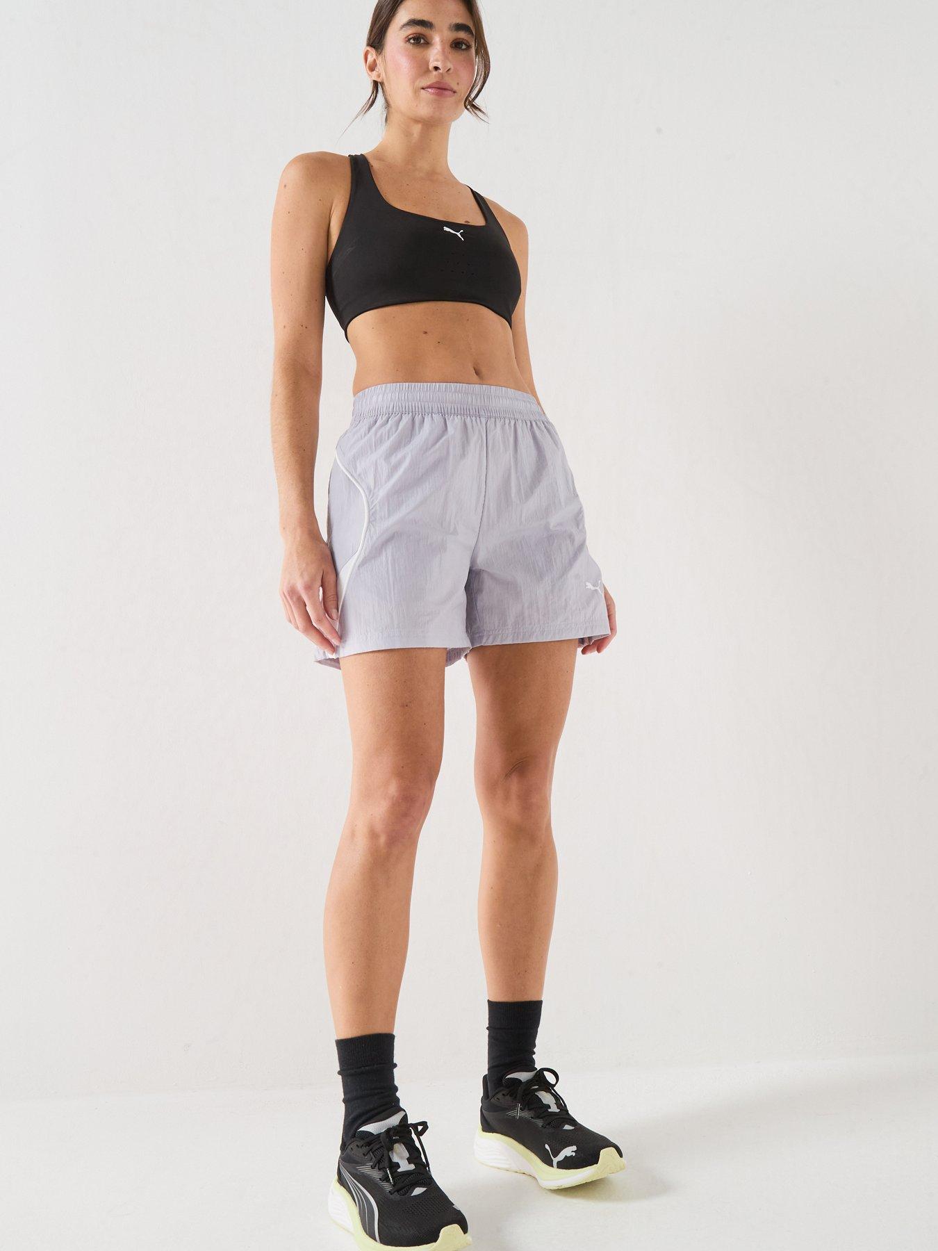 Image 5 of 7 of Puma Womens Sport Woven Shorts - Silver
