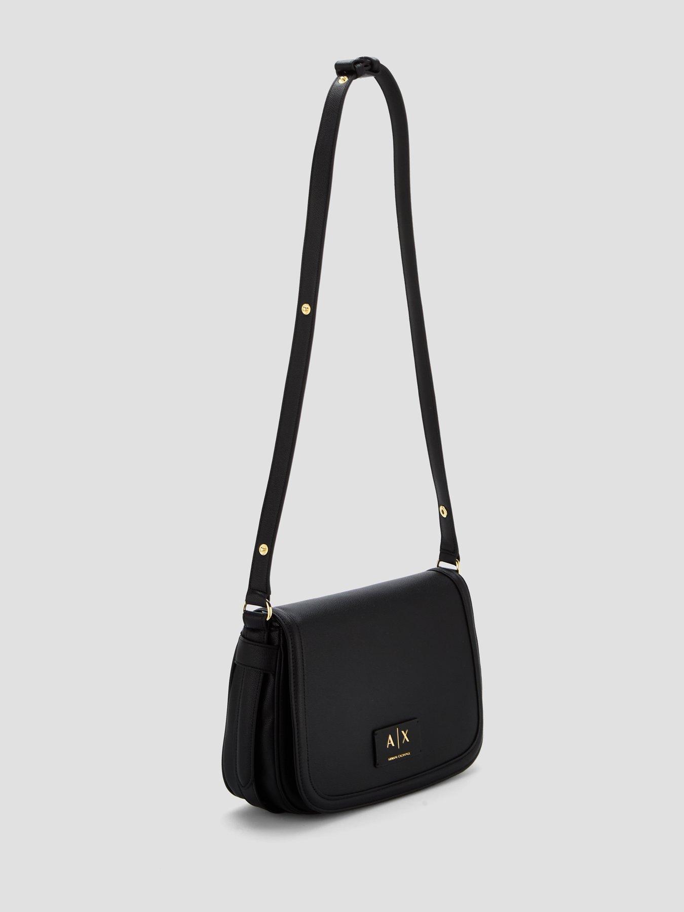 back image of armani-exchange-tory-saddle-bag