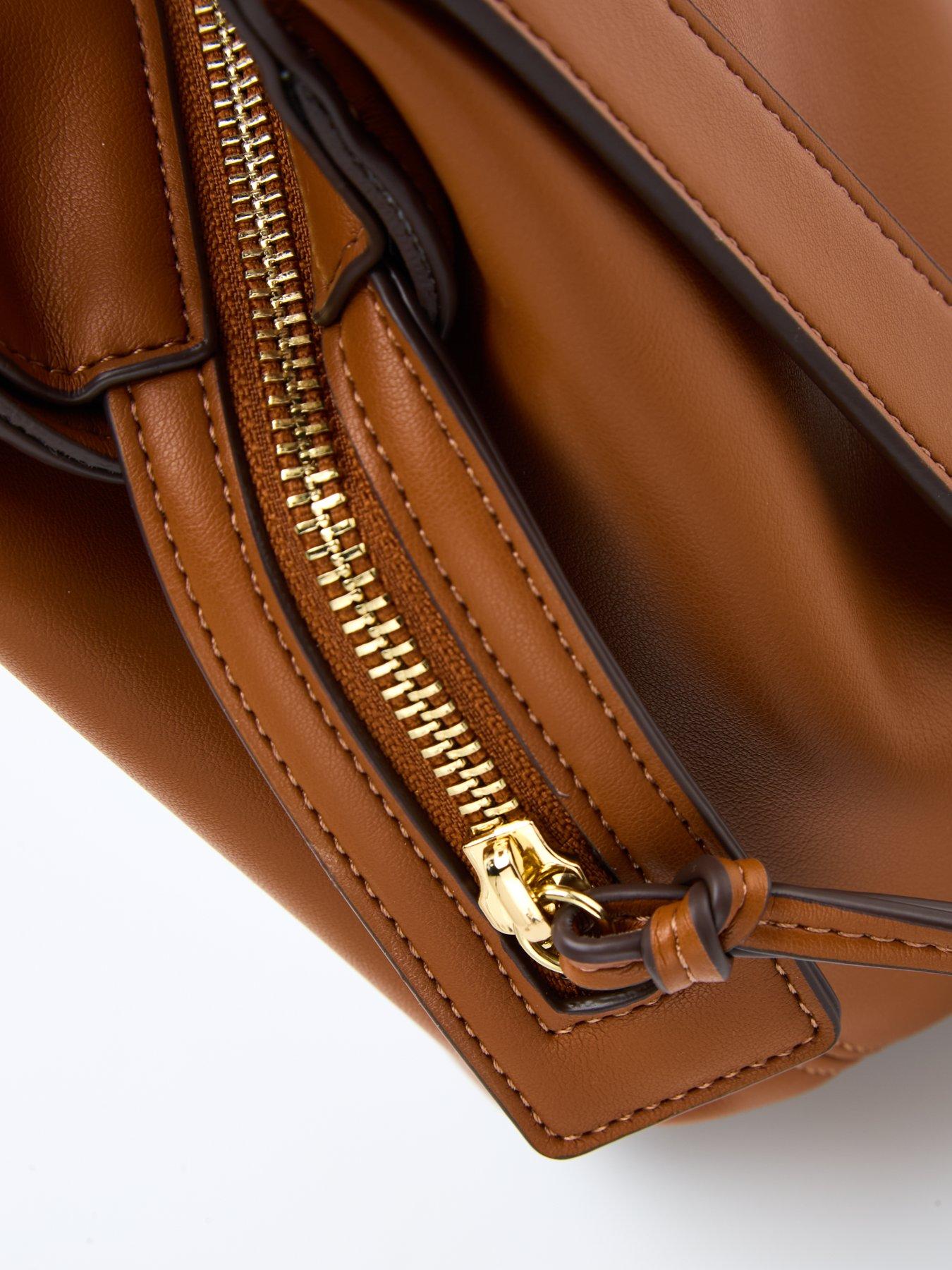 Image 4 of 5 of Armani Exchange Alice Shopping Bag - Brown