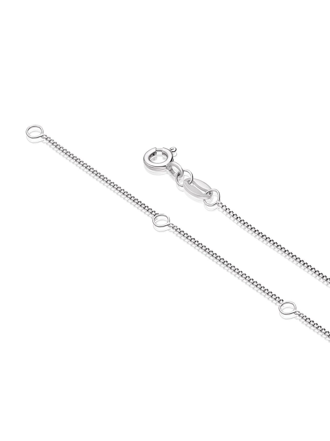  image of ernest-jones-050ct-diamond-emerald-shaped-pendant-platinum