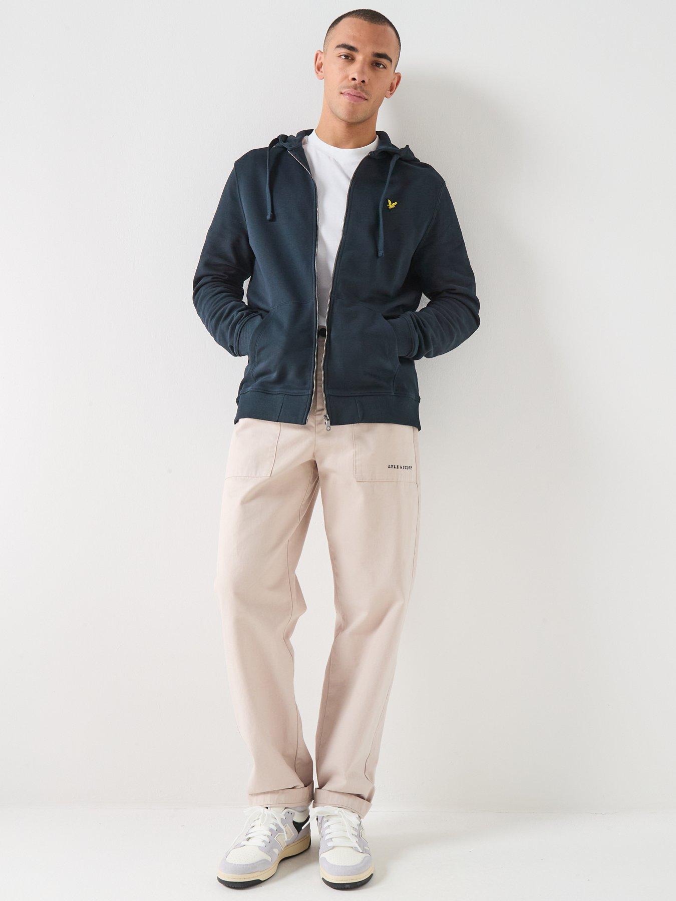 Image 3 of 5 of Lyle & Scott Zip Through Hoodie - Navy
