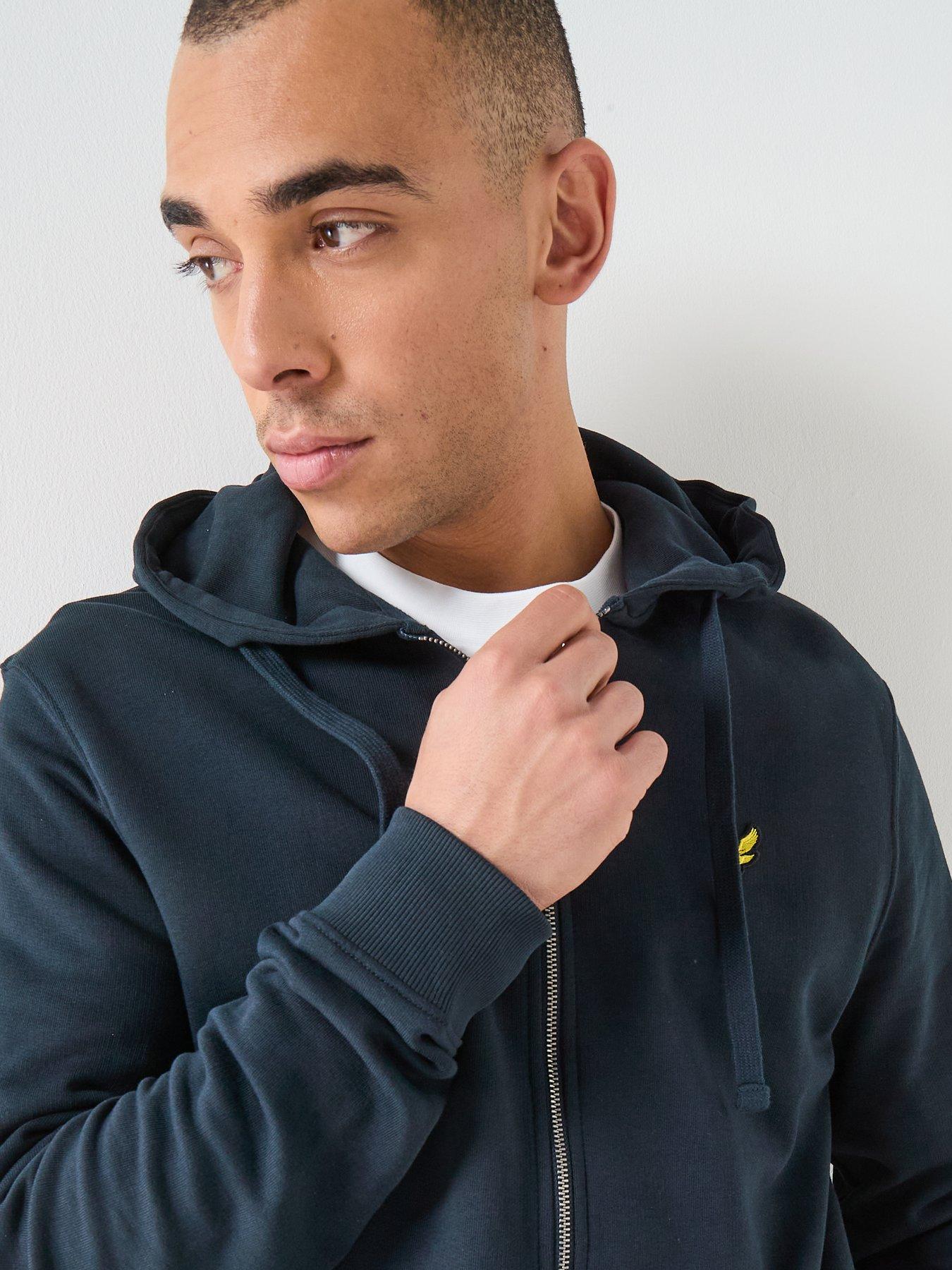 Image 4 of 5 of Lyle & Scott Zip Through Hoodie - Navy