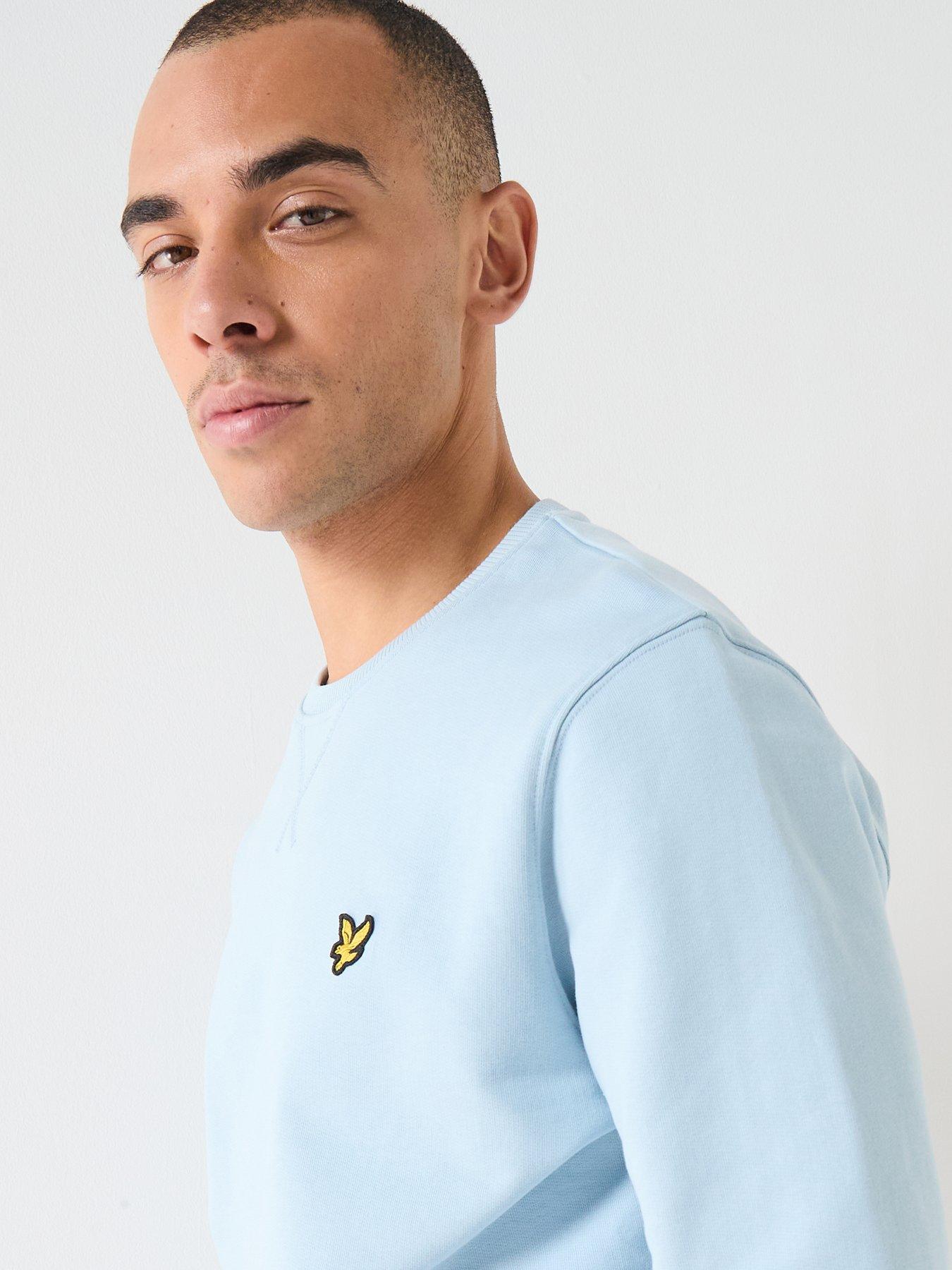 Image 4 of 4 of Lyle & Scott Crew Neck Sweatshirt - Light Blue
