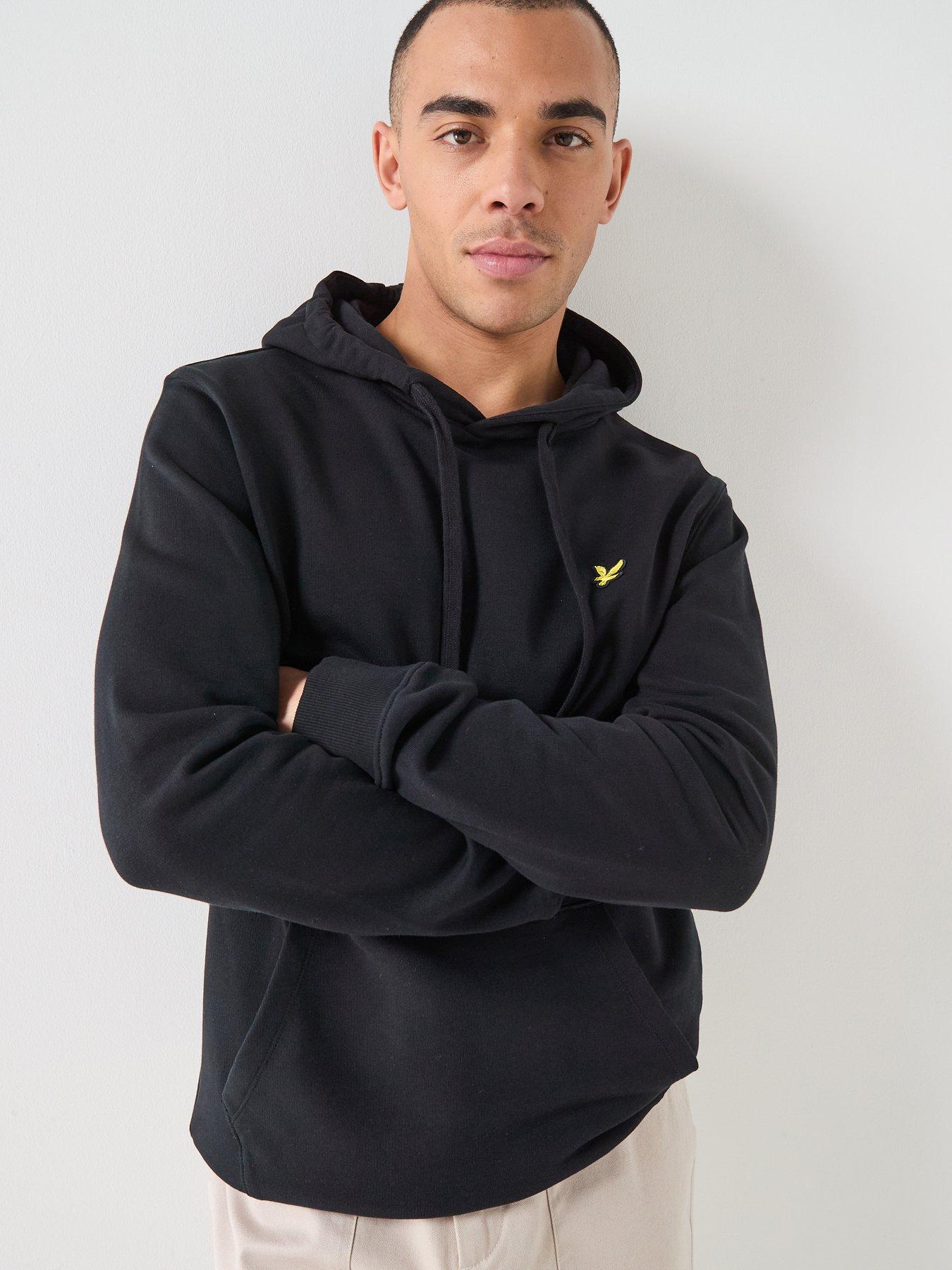 Image 1 of 5 of Lyle & Scott Essentials Pullover Hoodie - Black