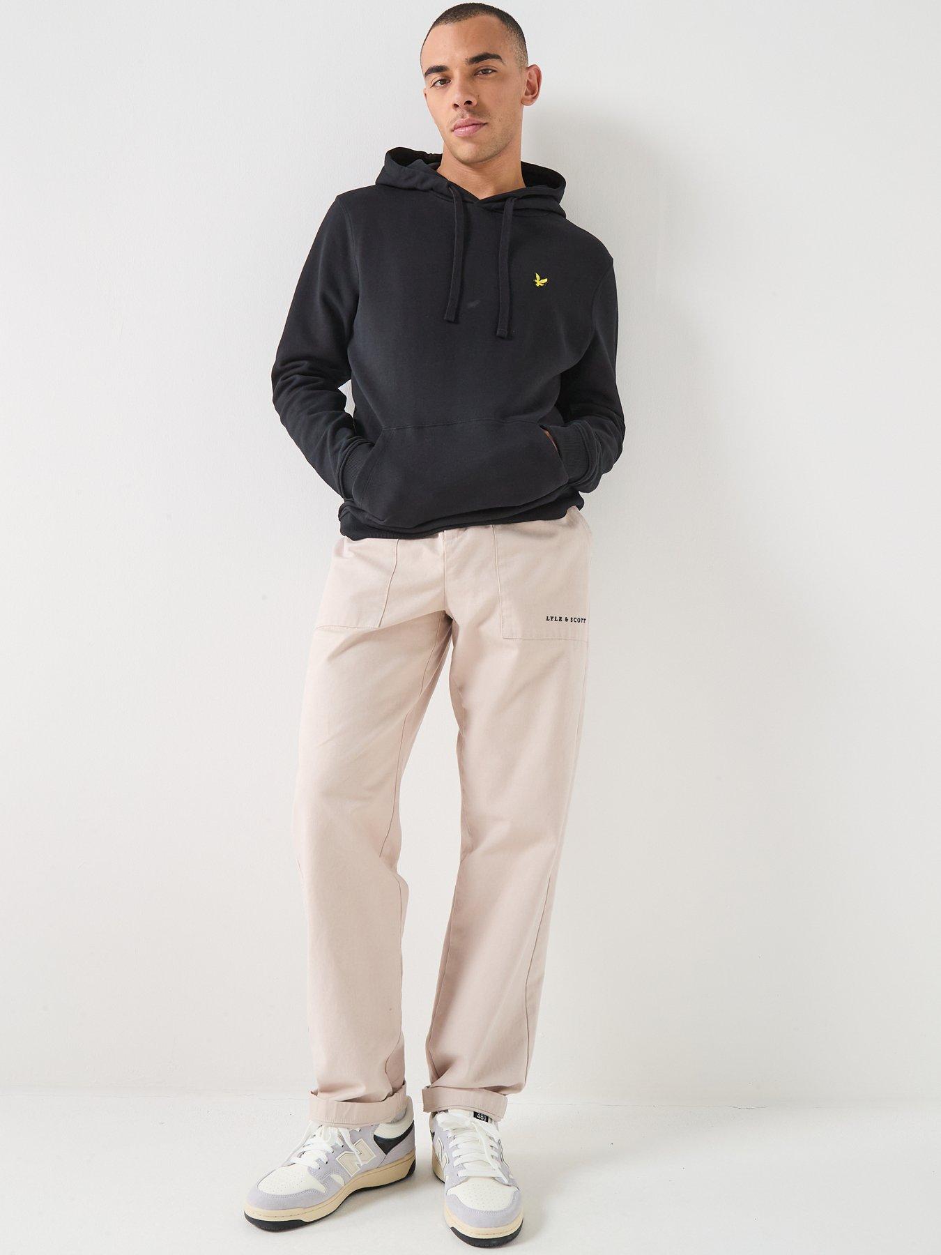 Image 3 of 5 of Lyle & Scott Essentials Pullover Hoodie - Black