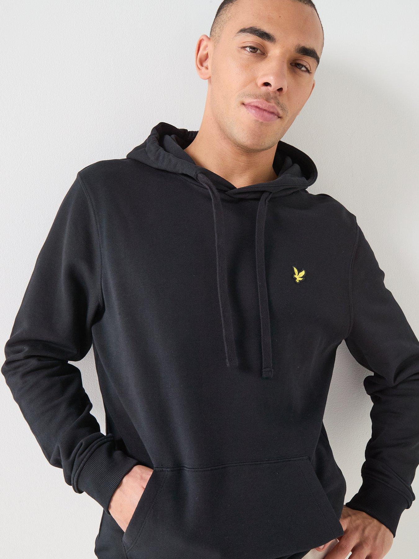Image 4 of 5 of Lyle & Scott Essentials Pullover Hoodie - Black