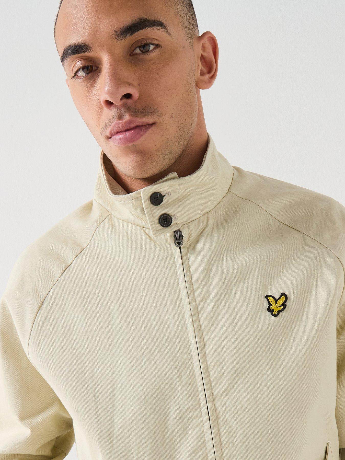 Image 4 of 5 of Lyle & Scott Cotton Harrington Jacket - Beige