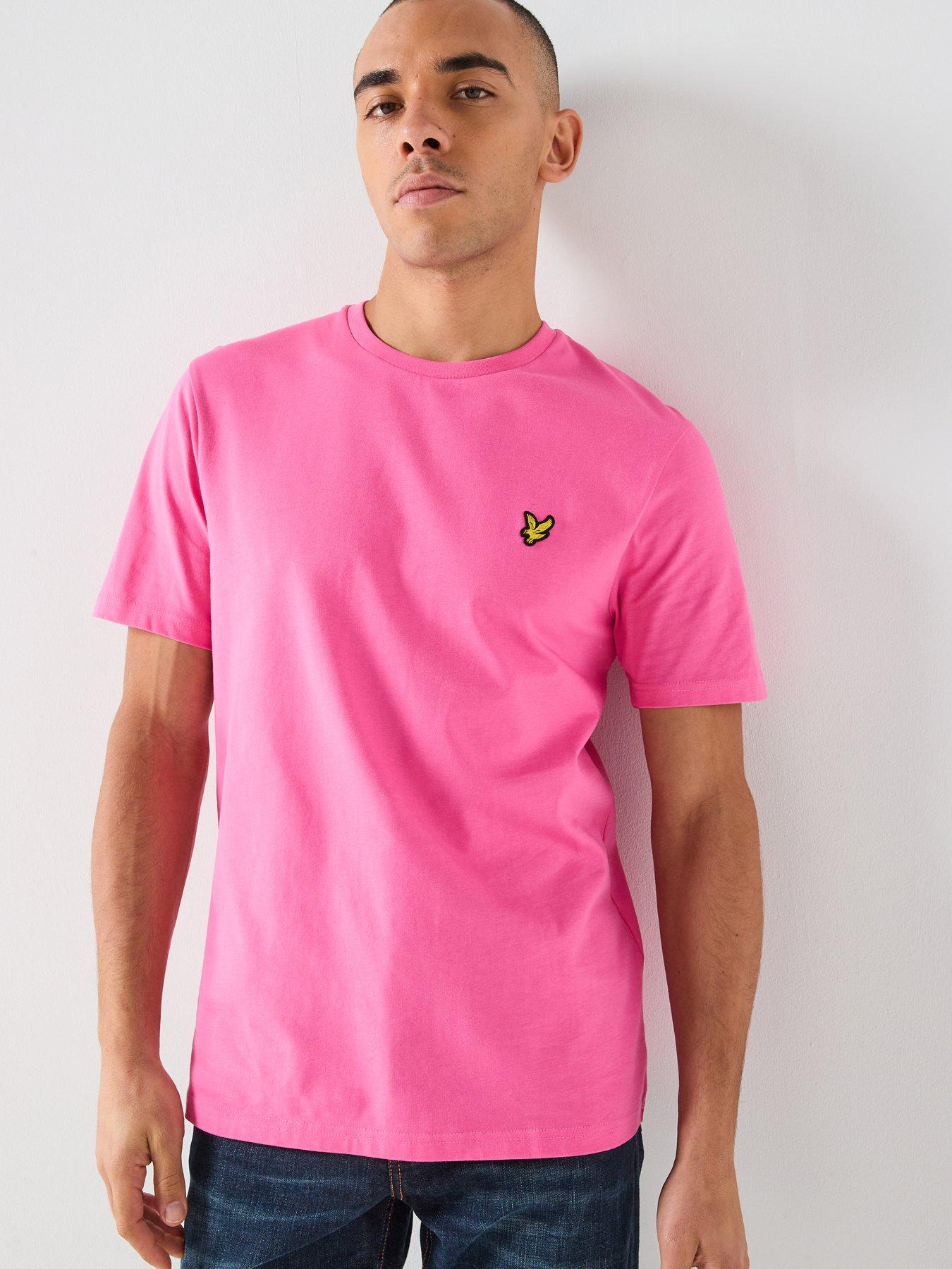 Image 1 of 5 of Lyle & Scott Essentials Plain T-Shirt - Pink