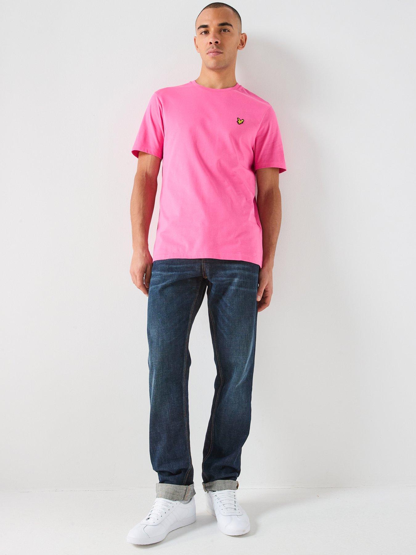 Image 3 of 5 of Lyle & Scott Essentials Plain T-Shirt - Pink