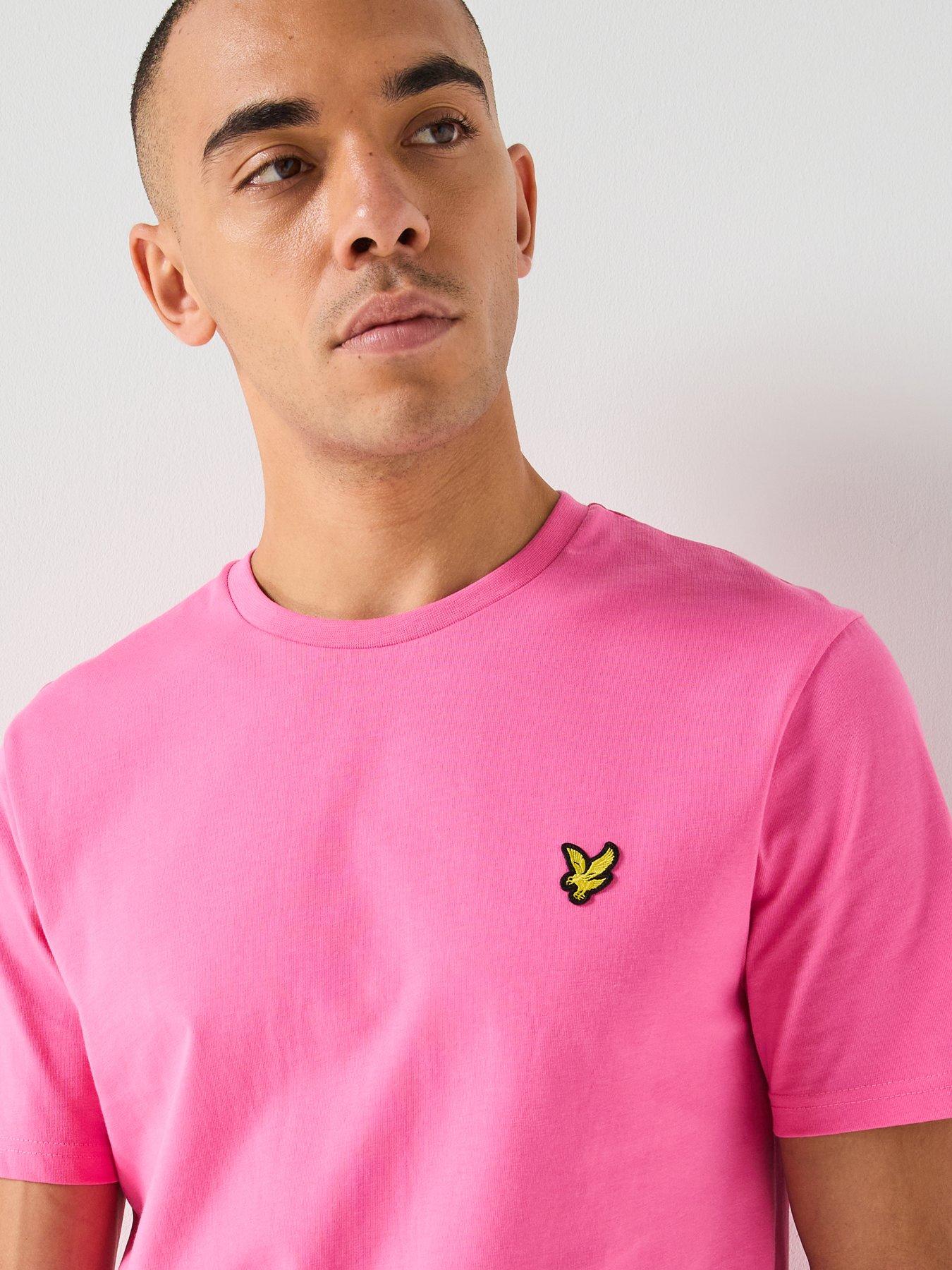 Image 4 of 5 of Lyle & Scott Essentials Plain T-Shirt - Pink