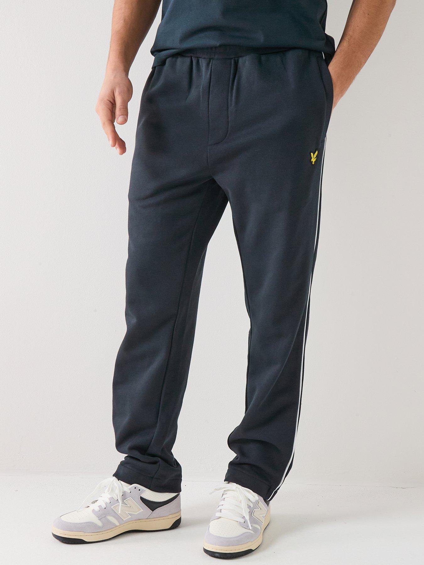 Lyle & Scott Piped Straight Leg Track Joggers - Navy