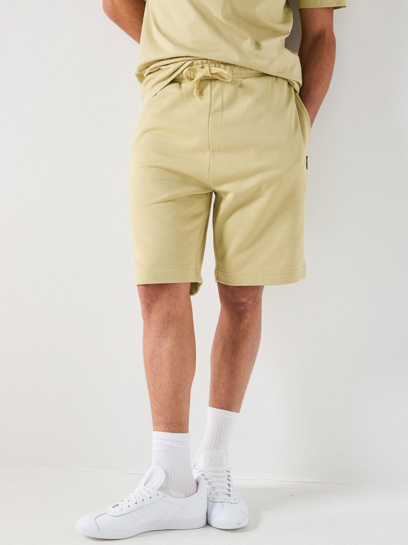 Image 1 of 5 of Lyle & Scott Plain Sweat Shorts - Green