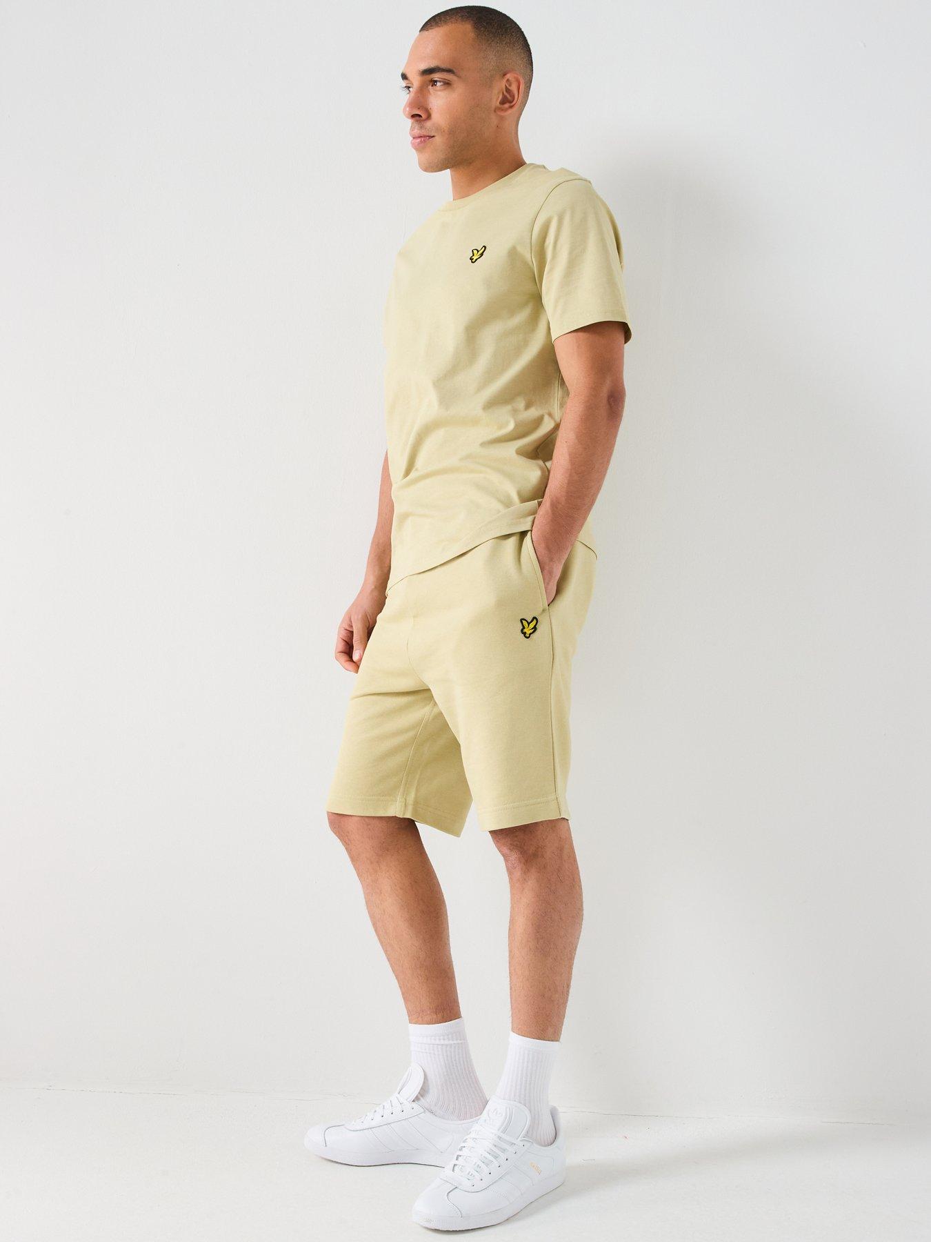 Image 3 of 5 of Lyle & Scott Plain Sweat Shorts - Green