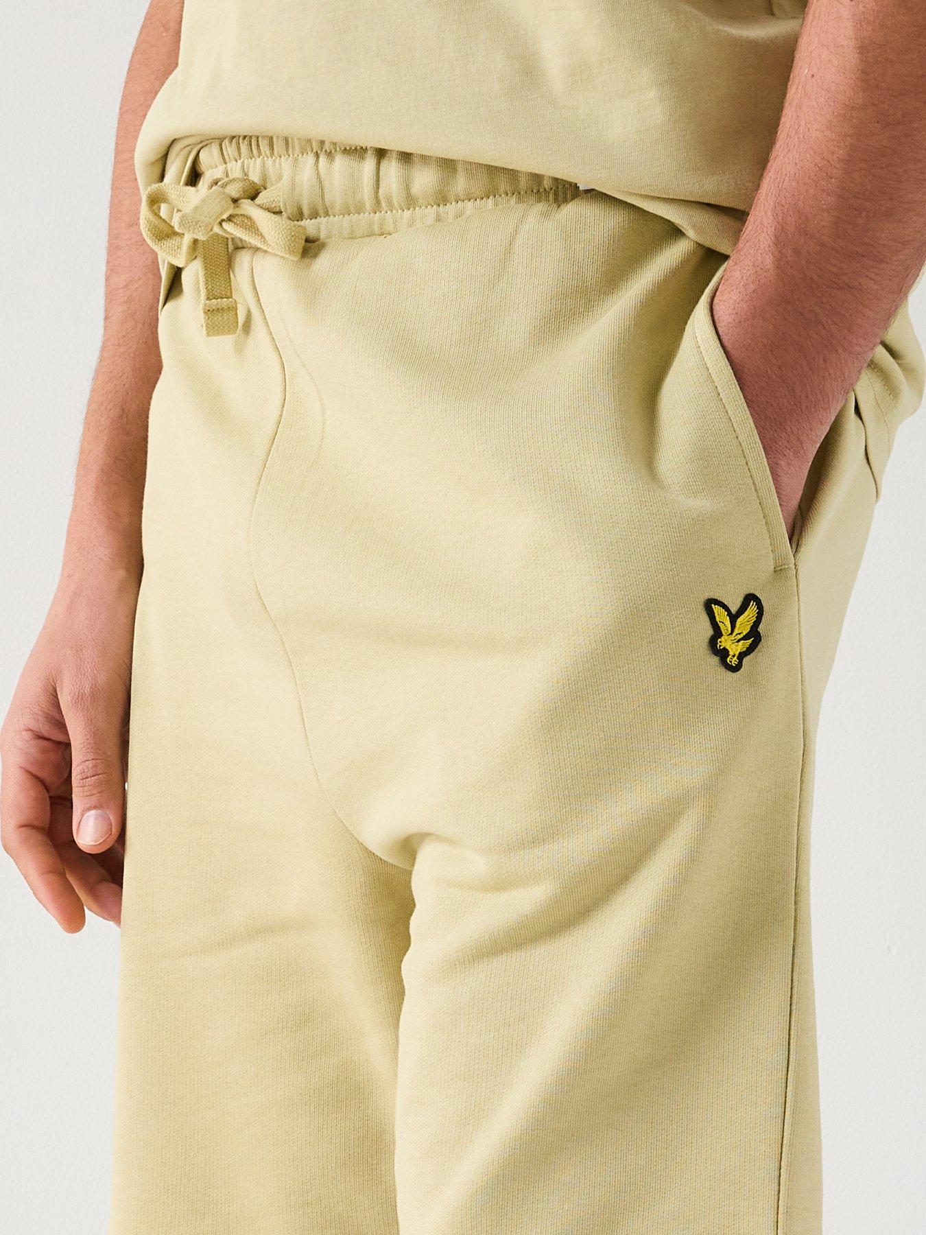 Image 4 of 5 of Lyle & Scott Plain Sweat Shorts - Green