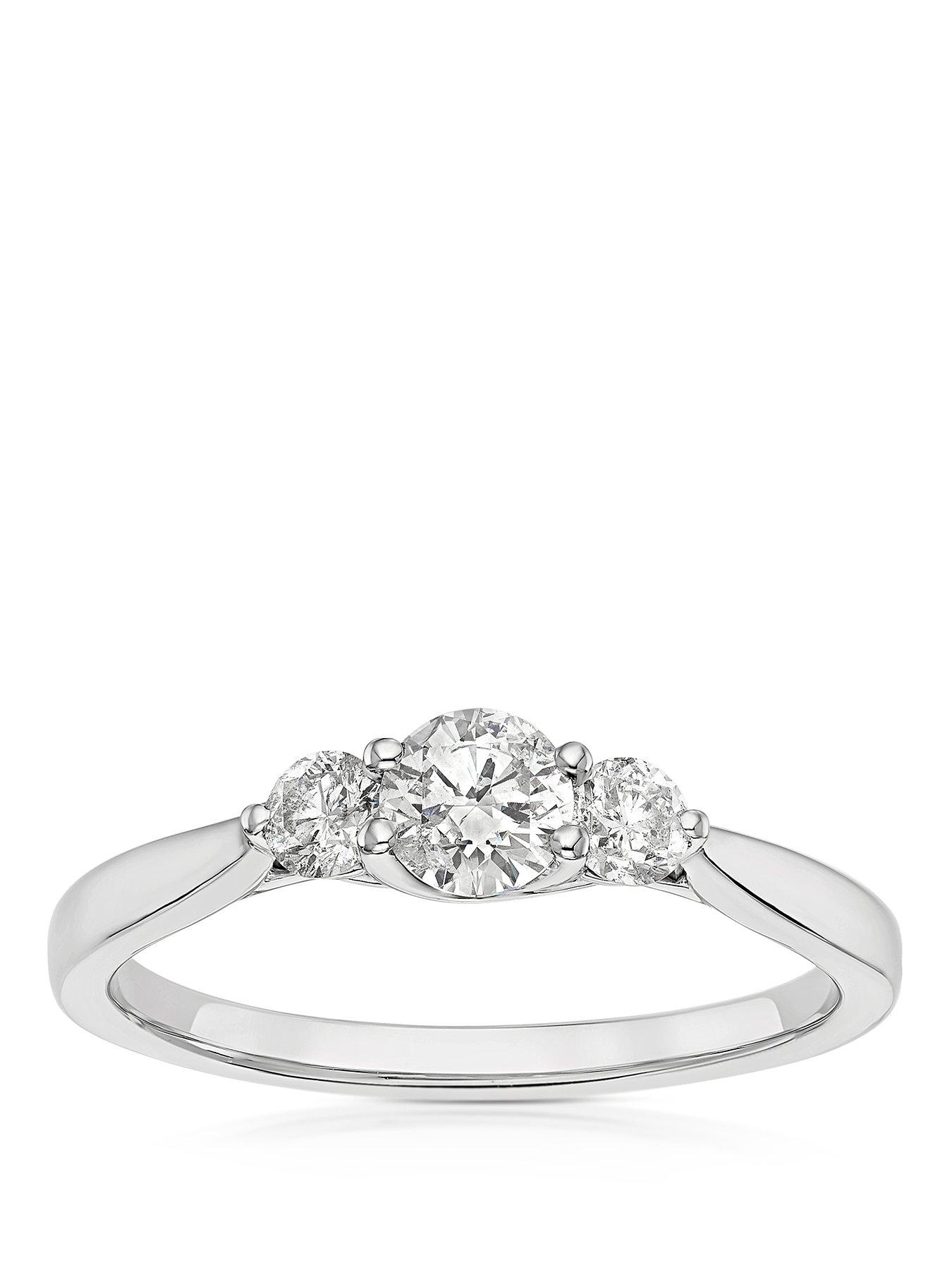 front image of ernest-jones-engagement-ring-trilogy-050ct-diamond-ring-platinum