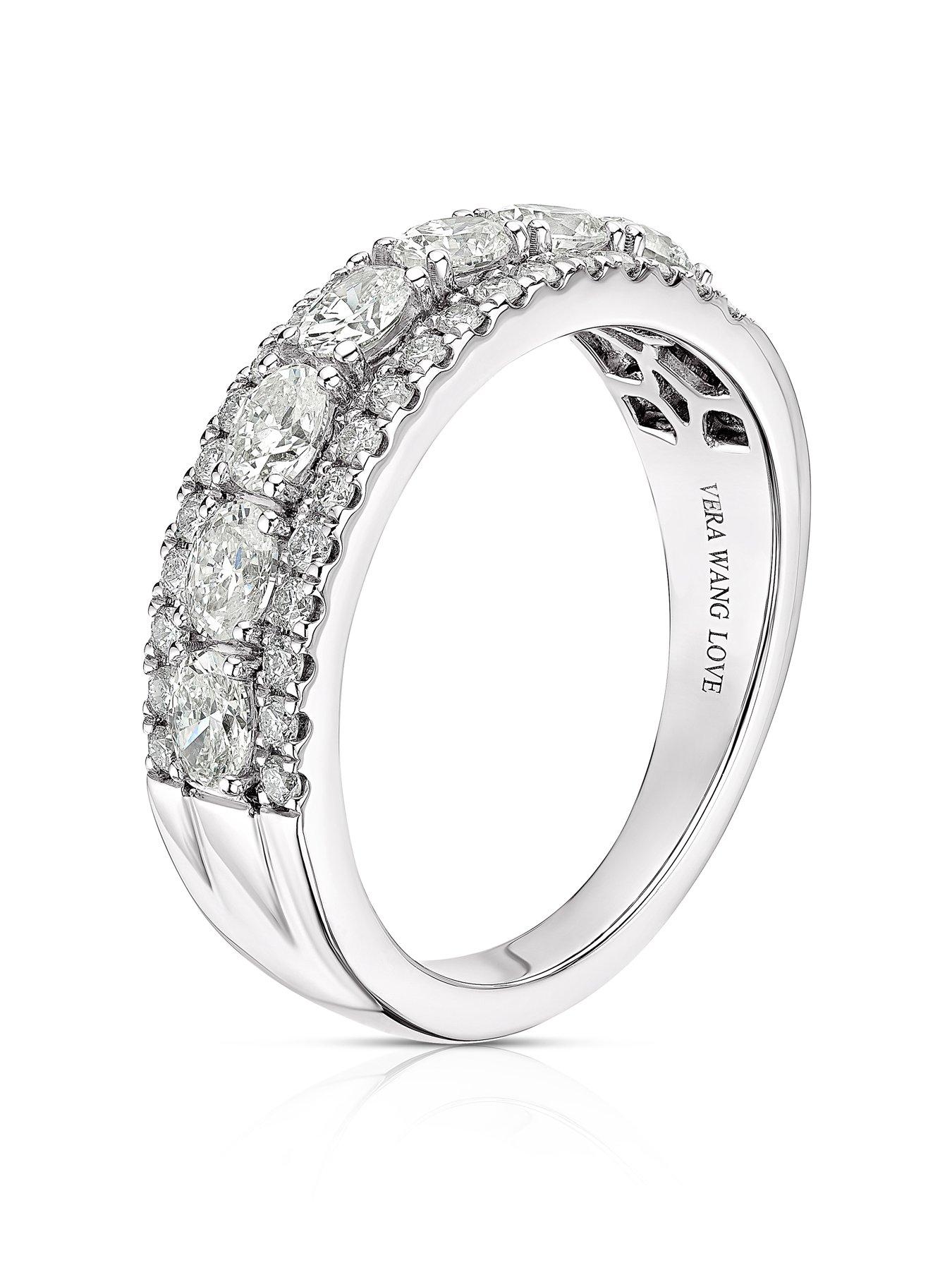 stillFront image of ernest-jones-vera-wang-oval-eternity-095ct-diamond-ring-platinum
