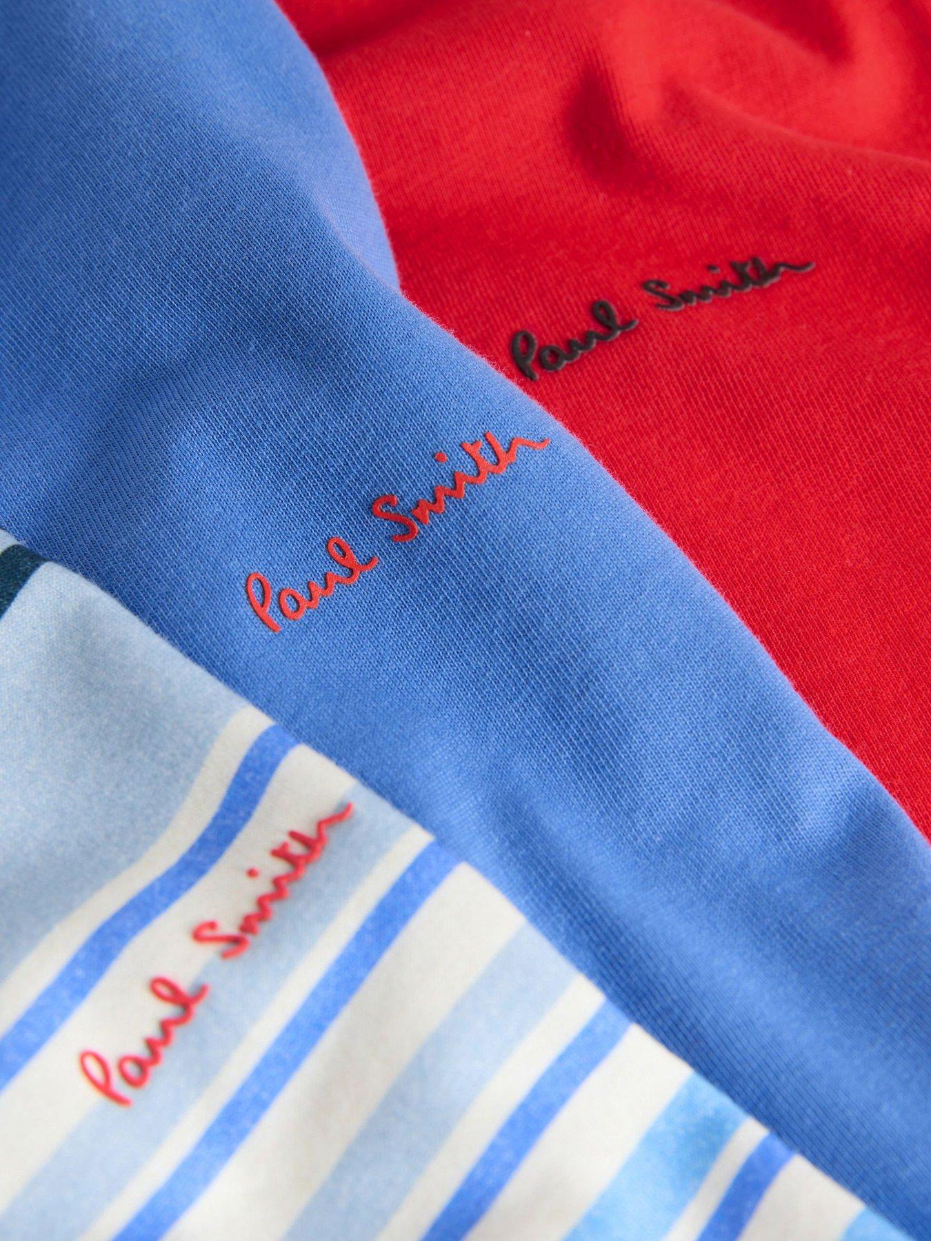Image 6 of 6 of Paul Smith Junior Boys 3 Pack Stripe T-Shirts - Multi