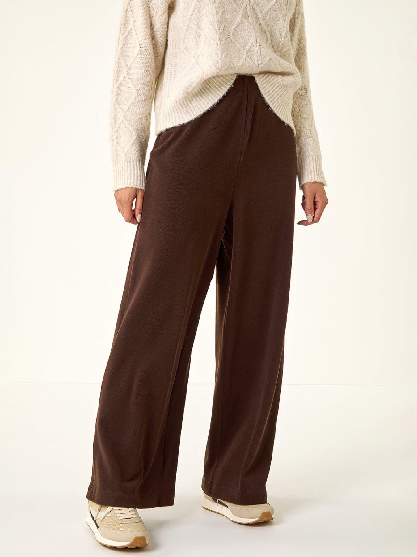 roman-petite-brushed-ribbed-trouser-chocolate