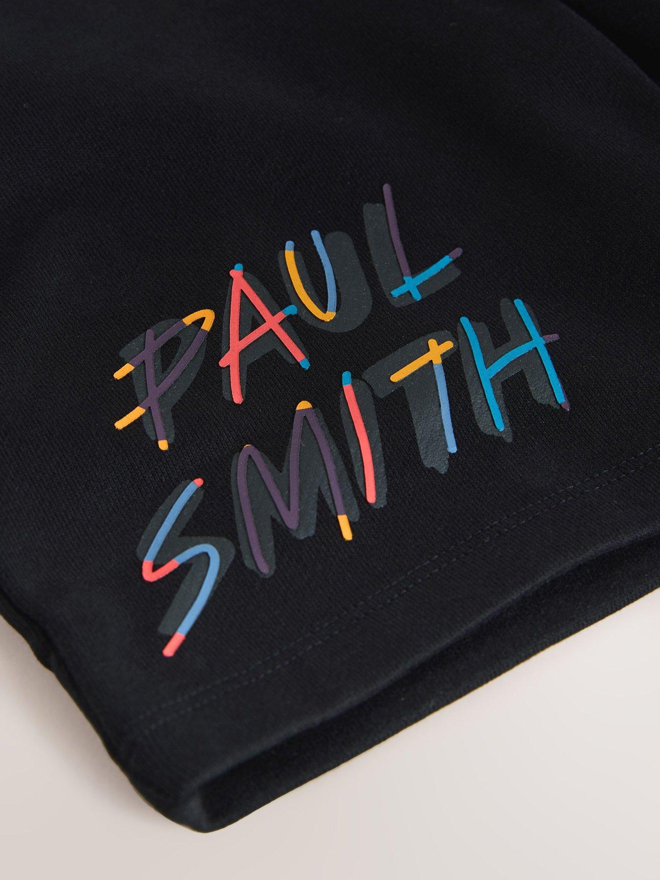 Image 6 of 7 of Paul Smith Junior Older Boys Graphic T-Shirt &amp; Shorts Set - Black