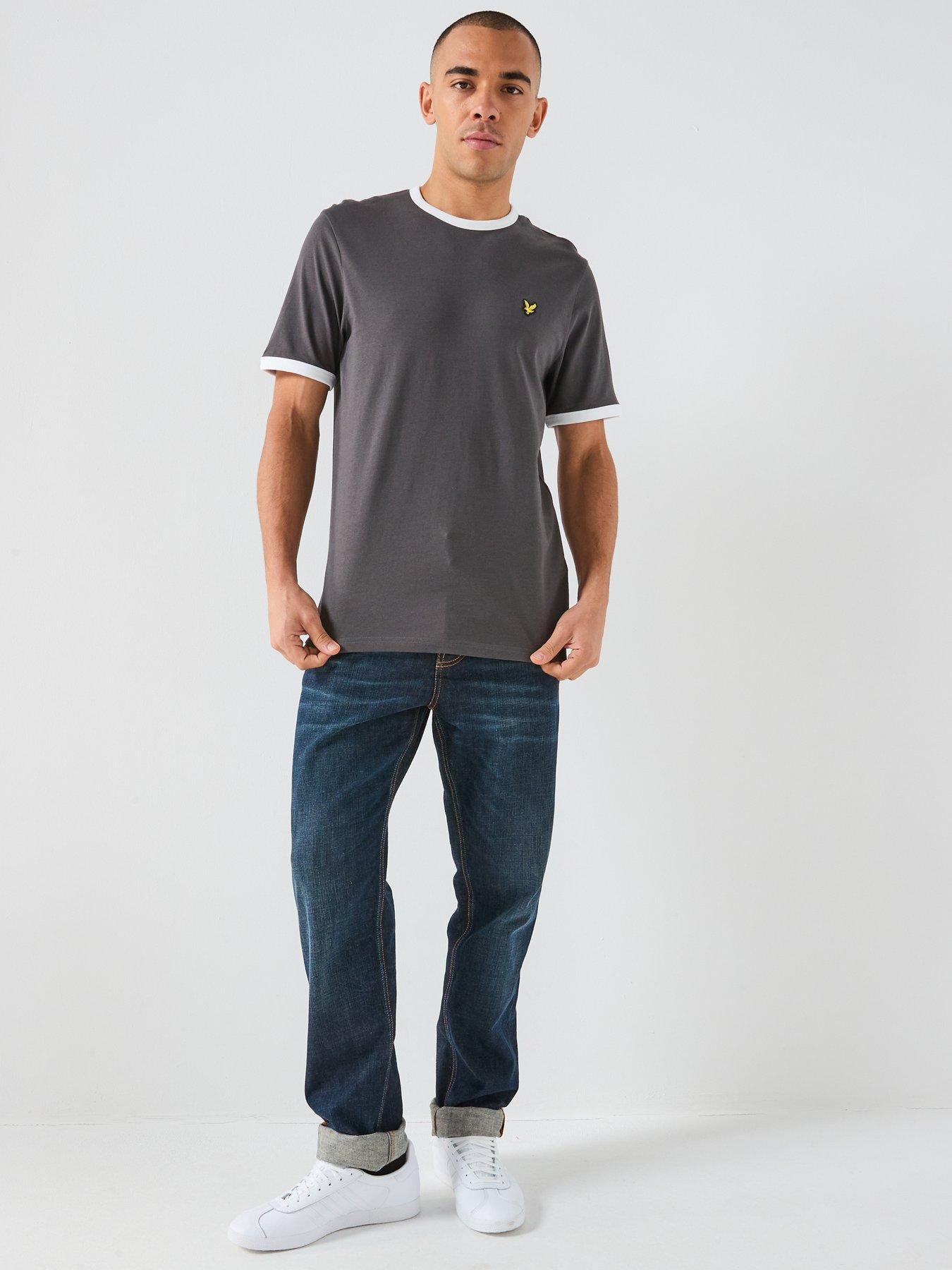 Image 3 of 5 of Lyle & Scott Ringer T-Shirt - Grey