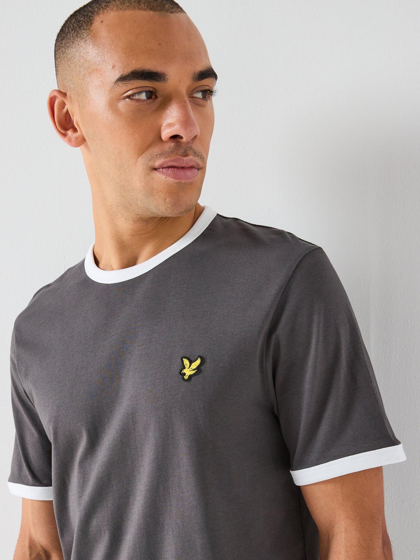 Image 4 of 5 of Lyle & Scott Ringer T-Shirt - Grey