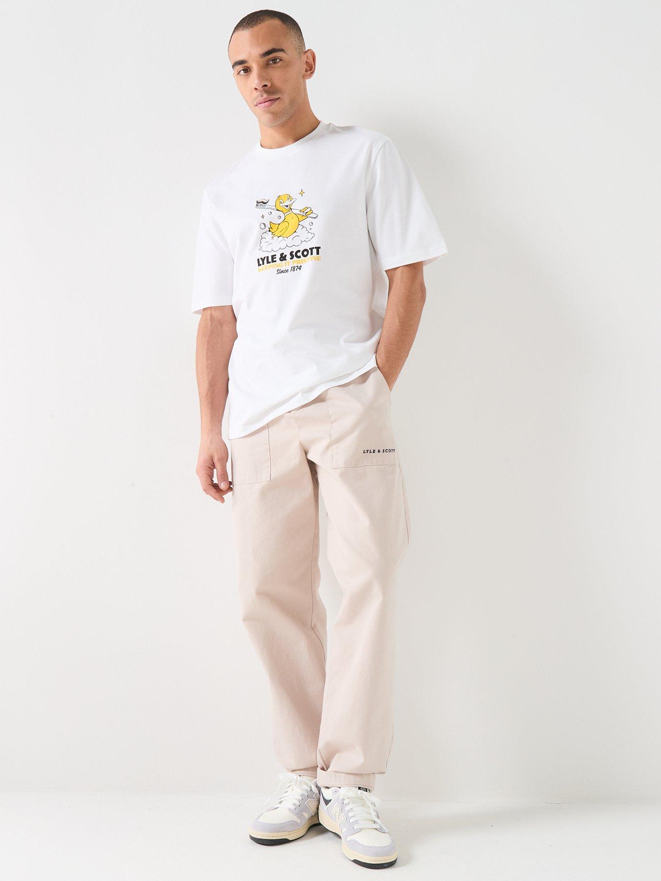 Image 3 of 4 of Lyle & Scott Rubber Duck Graphic T-Shirt - White
