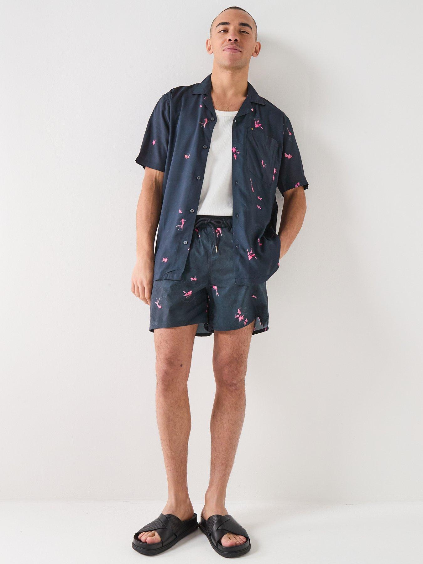 Image 3 of 5 of Lyle & Scott Goldfish Resort Shirt - Navy