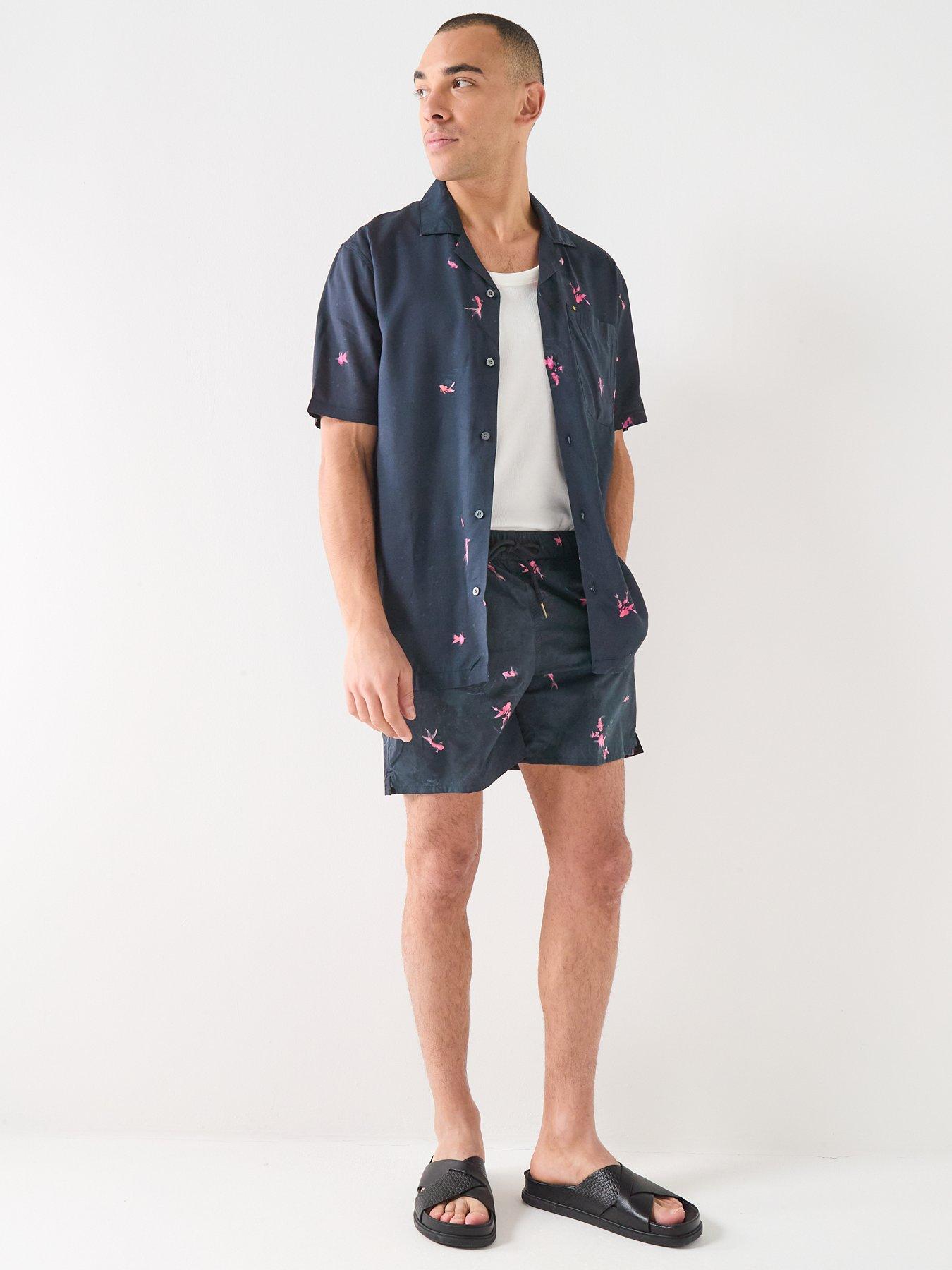 Image 4 of 5 of Lyle & Scott Goldfish Resort Shirt - Navy