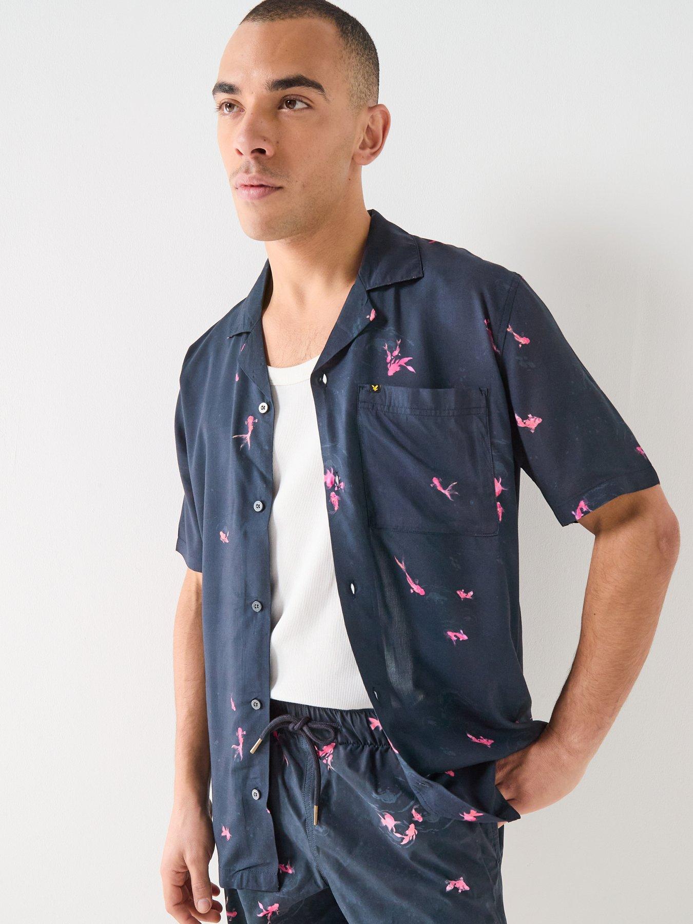 Image 5 of 5 of Lyle & Scott Goldfish Resort Shirt - Navy
