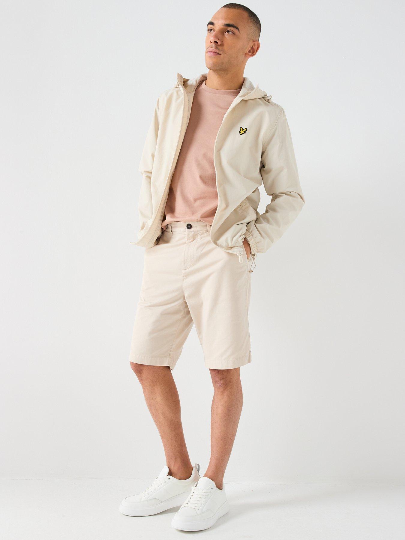  image of lyle-scott-chino-shorts-beige