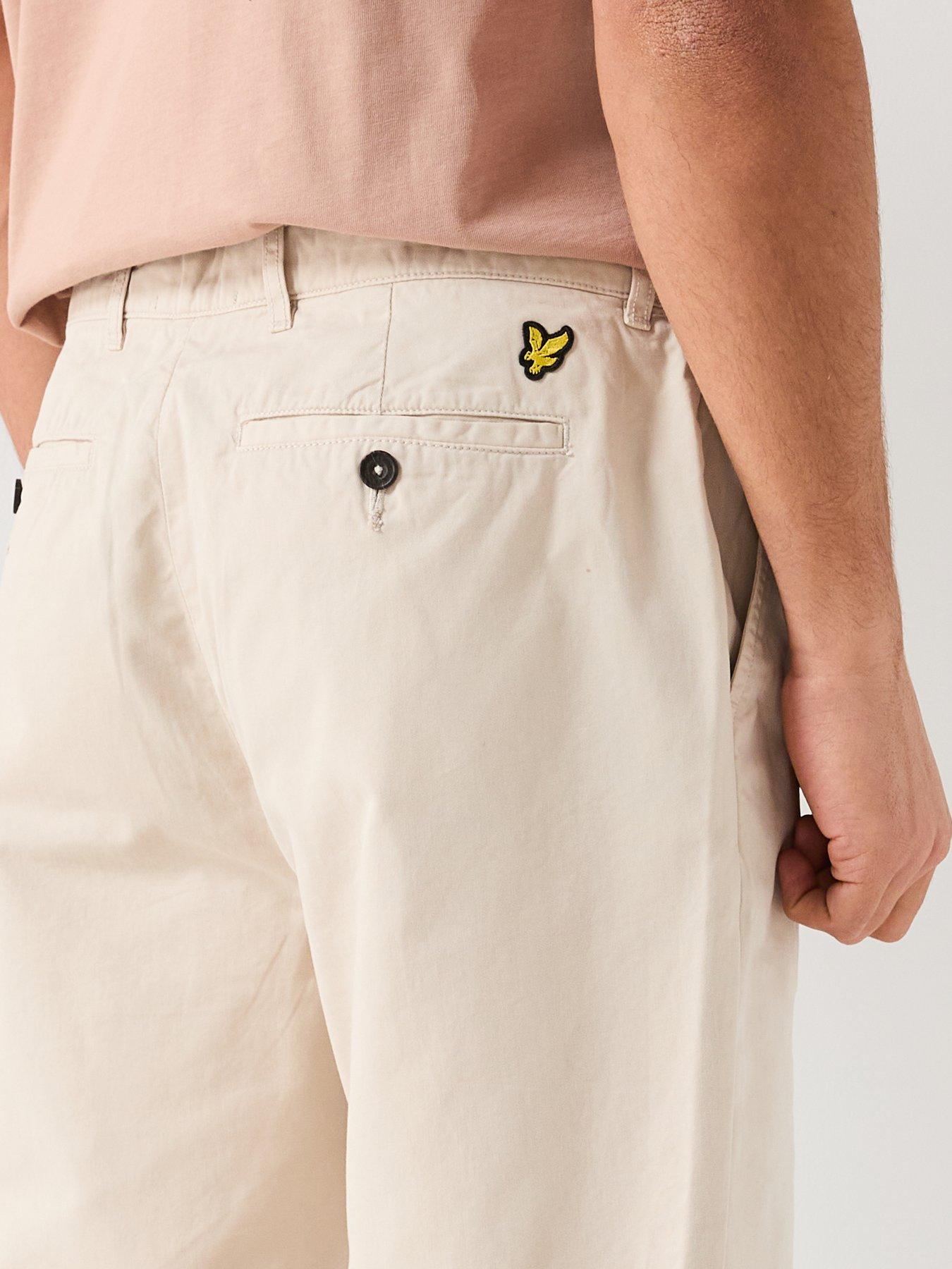  image of lyle-scott-chino-shorts-beige