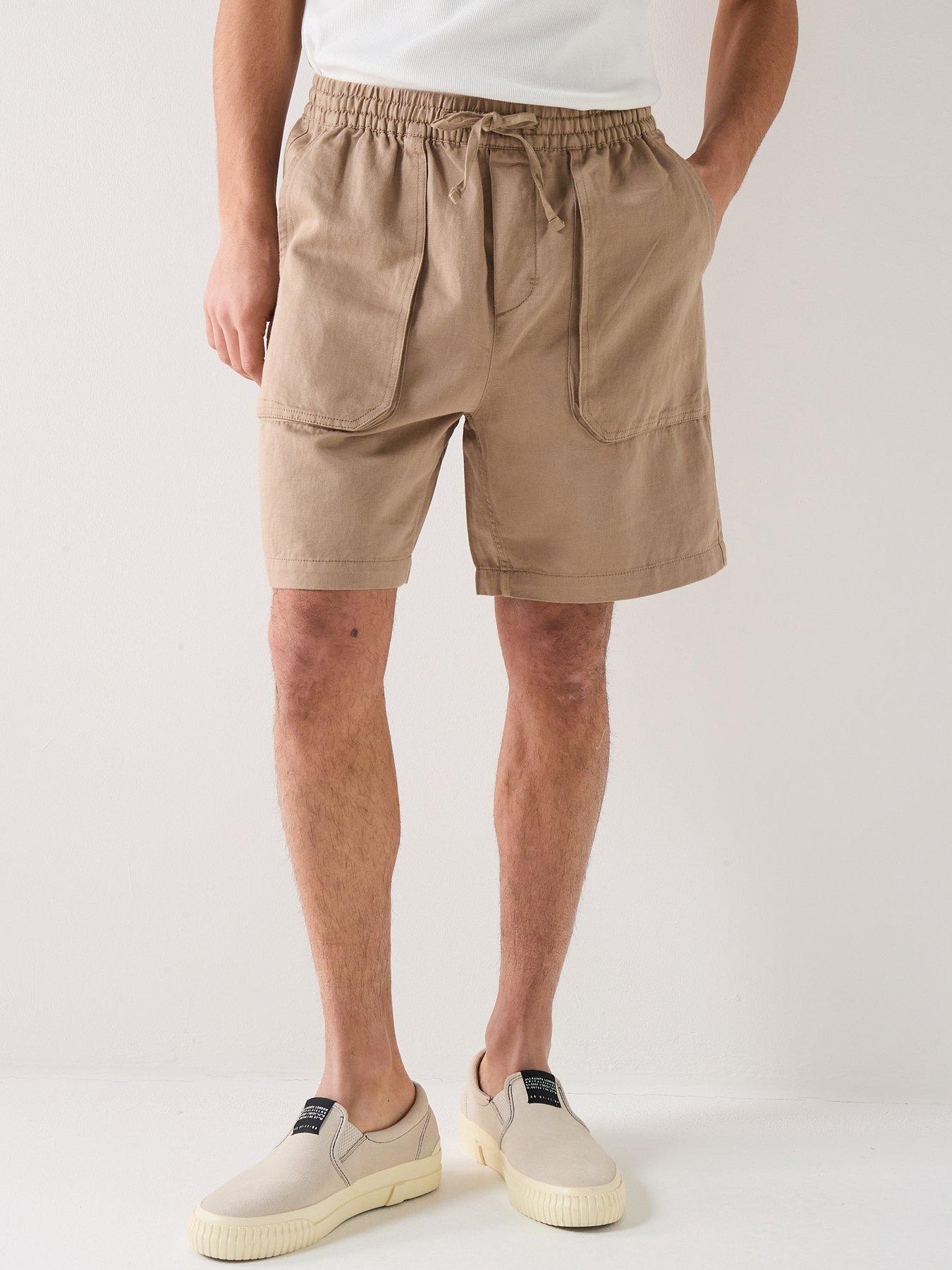 Lyle & Scott Linen Shorts - Beige