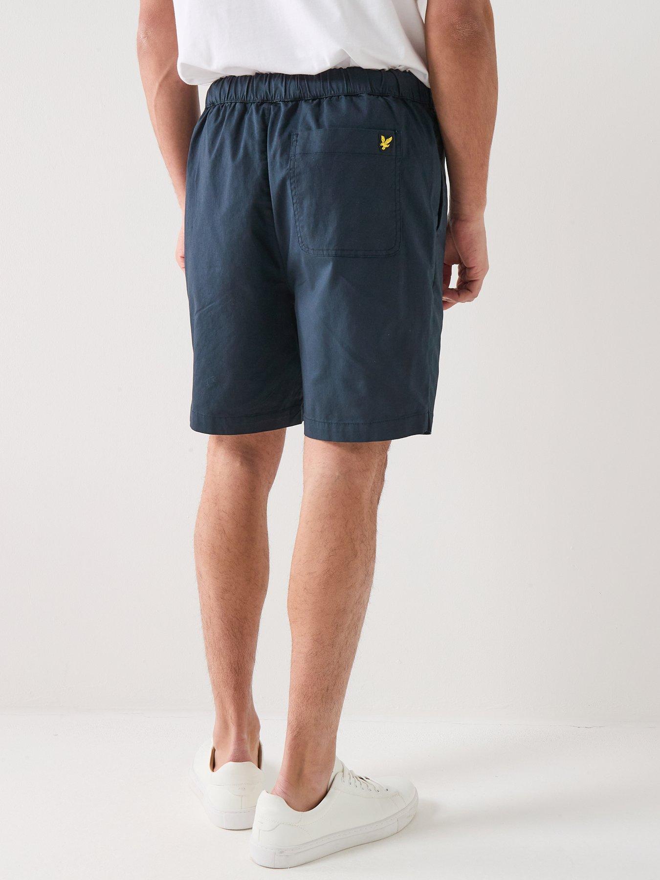 stillFront image of lyle-scott-everyday-shorts-navy
